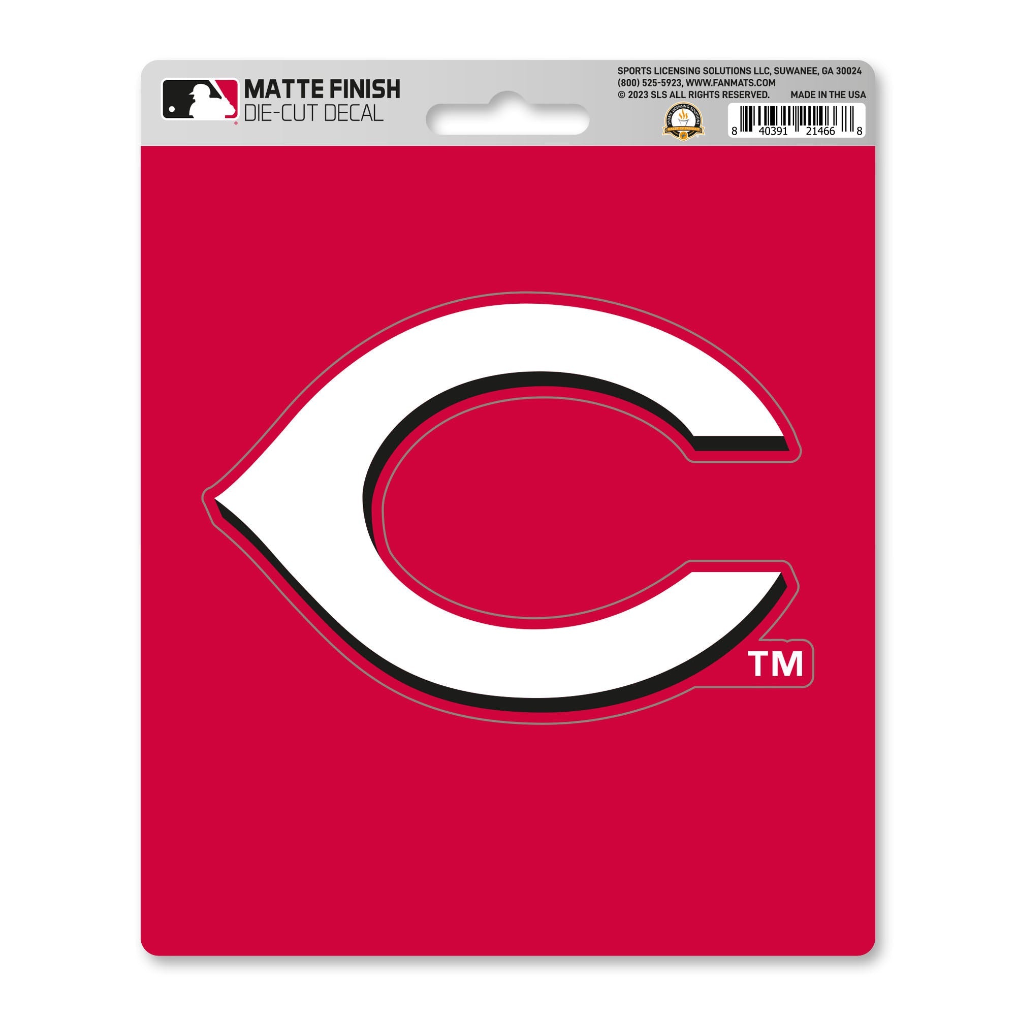 MLB - Cincinnati Reds Matte Decal