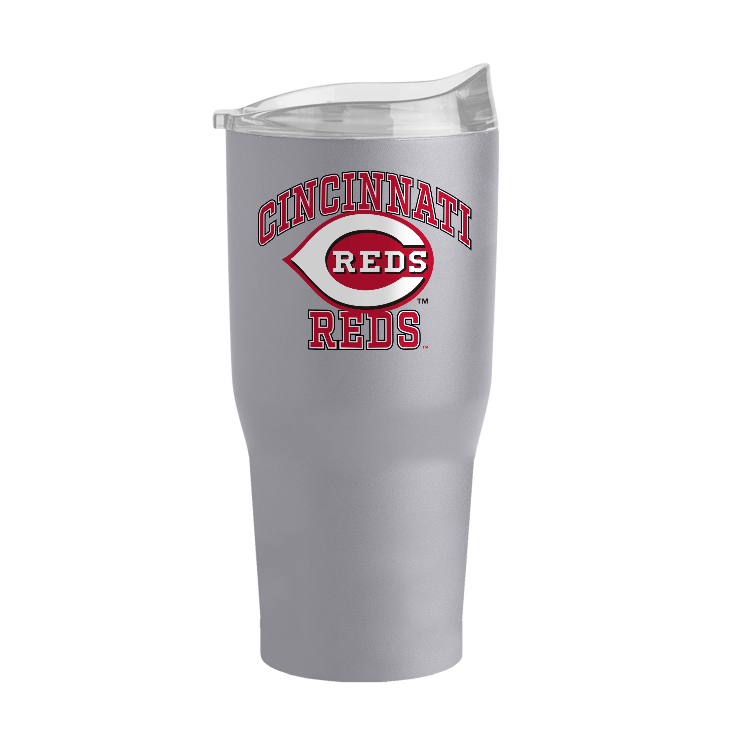 Cincinnati Reds 30oz Athletic Stone Powder Coat Tumbler - Sports Gifts, Sports Memorabilia, Sports Collectibles, Fan Shop