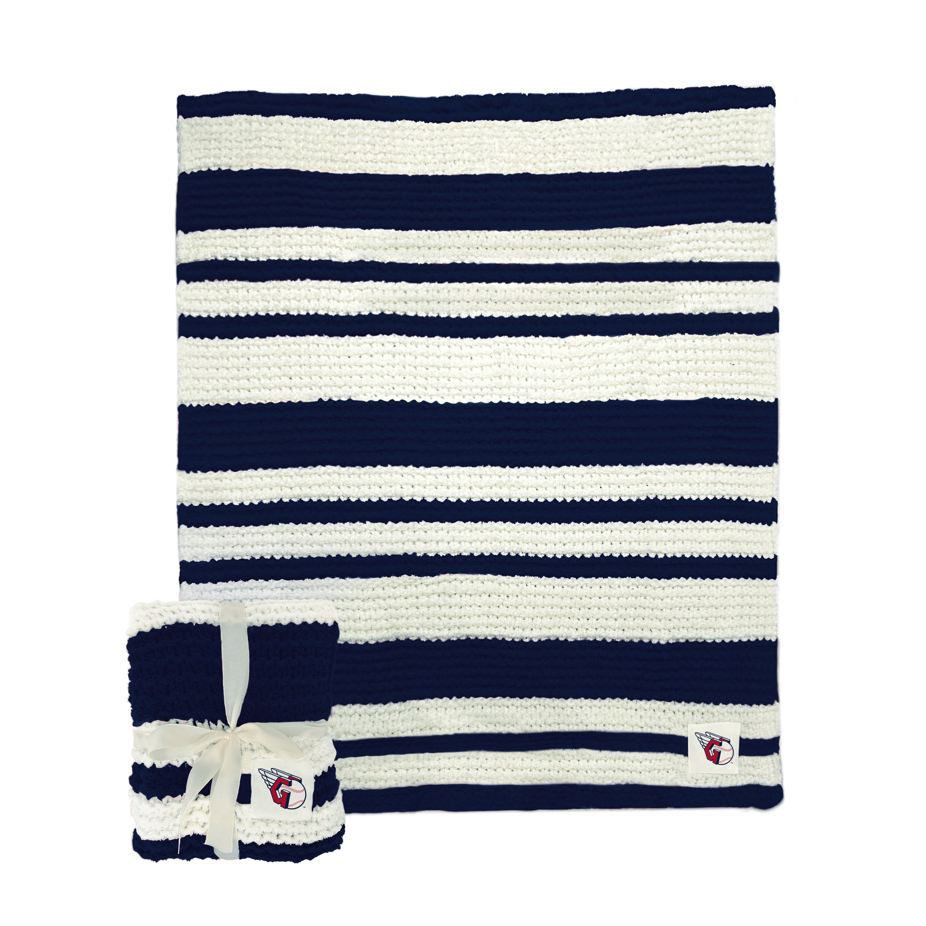 Cleveland Guardians Cable Knit Throw 50x60