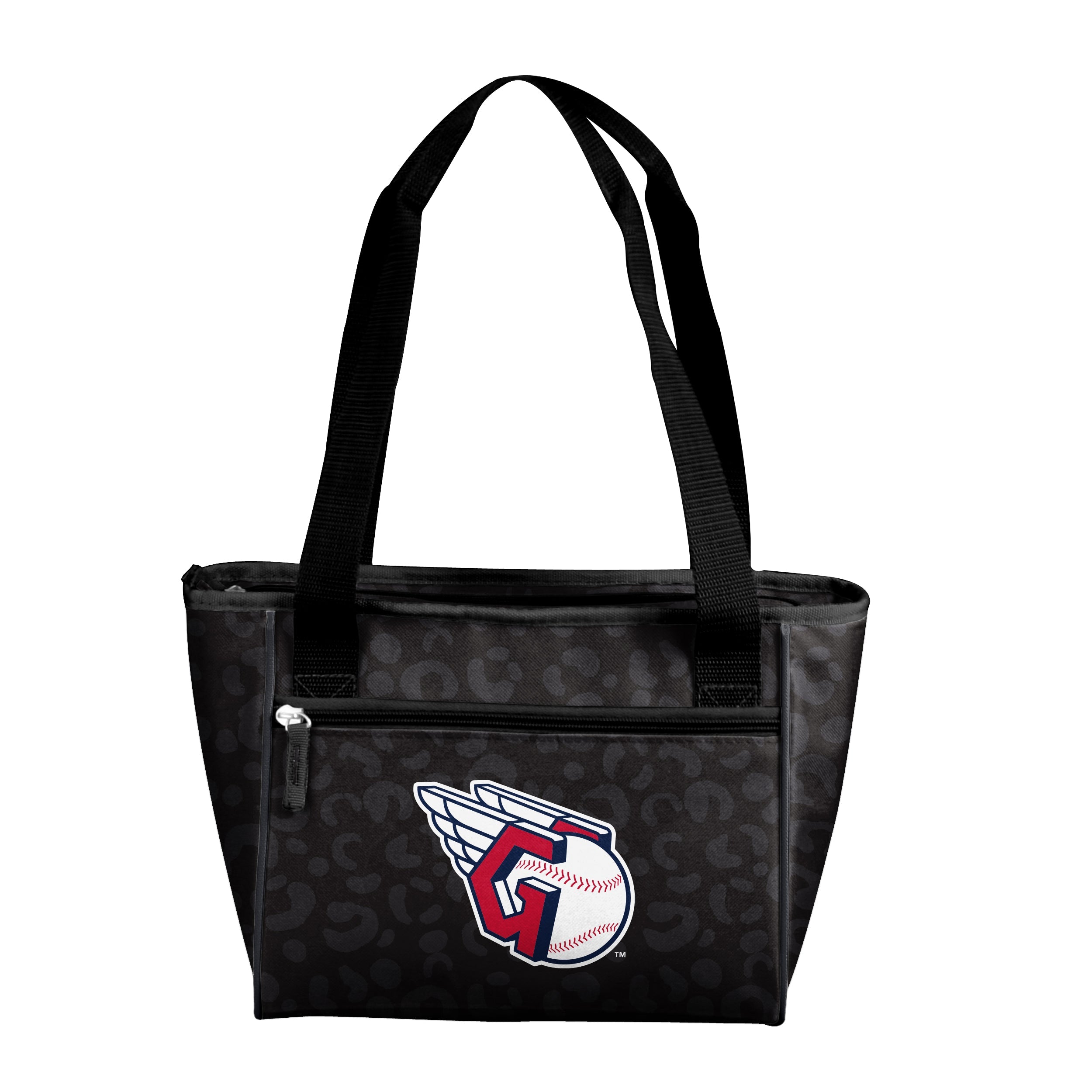 Cleveland Guardians Leopard Print 16 Can Cooler Tote