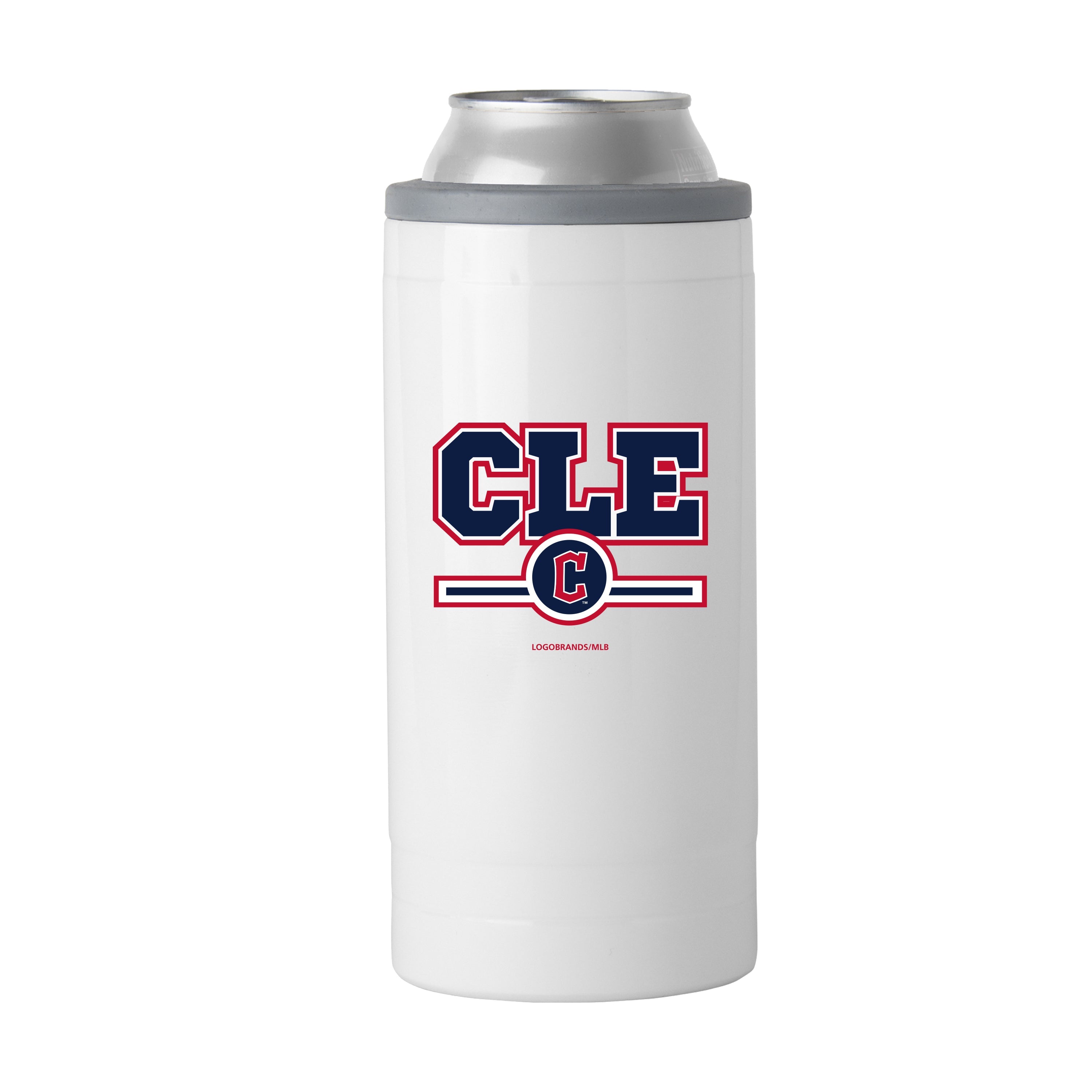 Cleveland Guardians Letterman 12 oz Slim Can Coolie