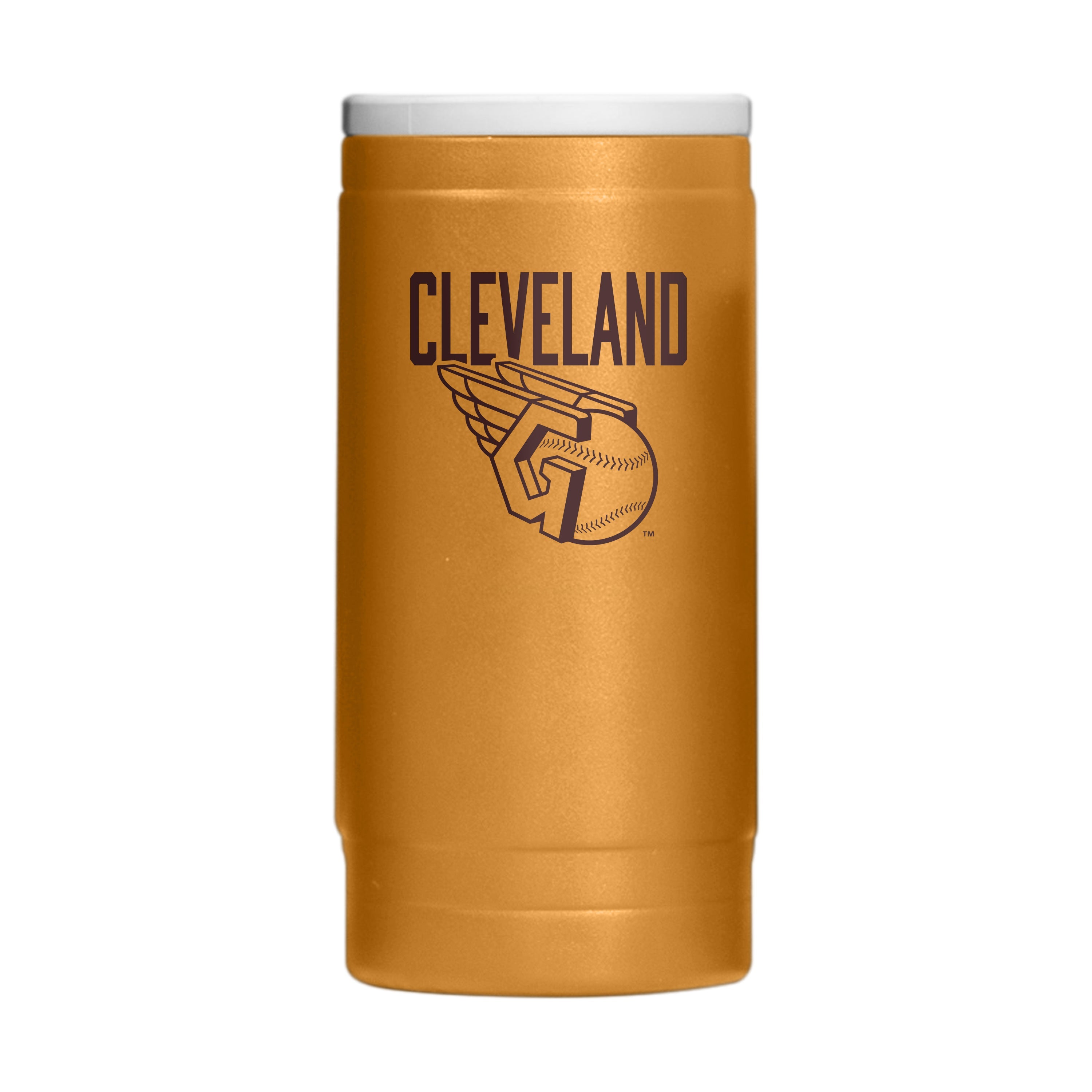 Cleveland Guardians Huddle Powder Coat Slim Can Coolie - Sports Gifts, Sports Memorabilia, Sports Collectibles, Fan Shop