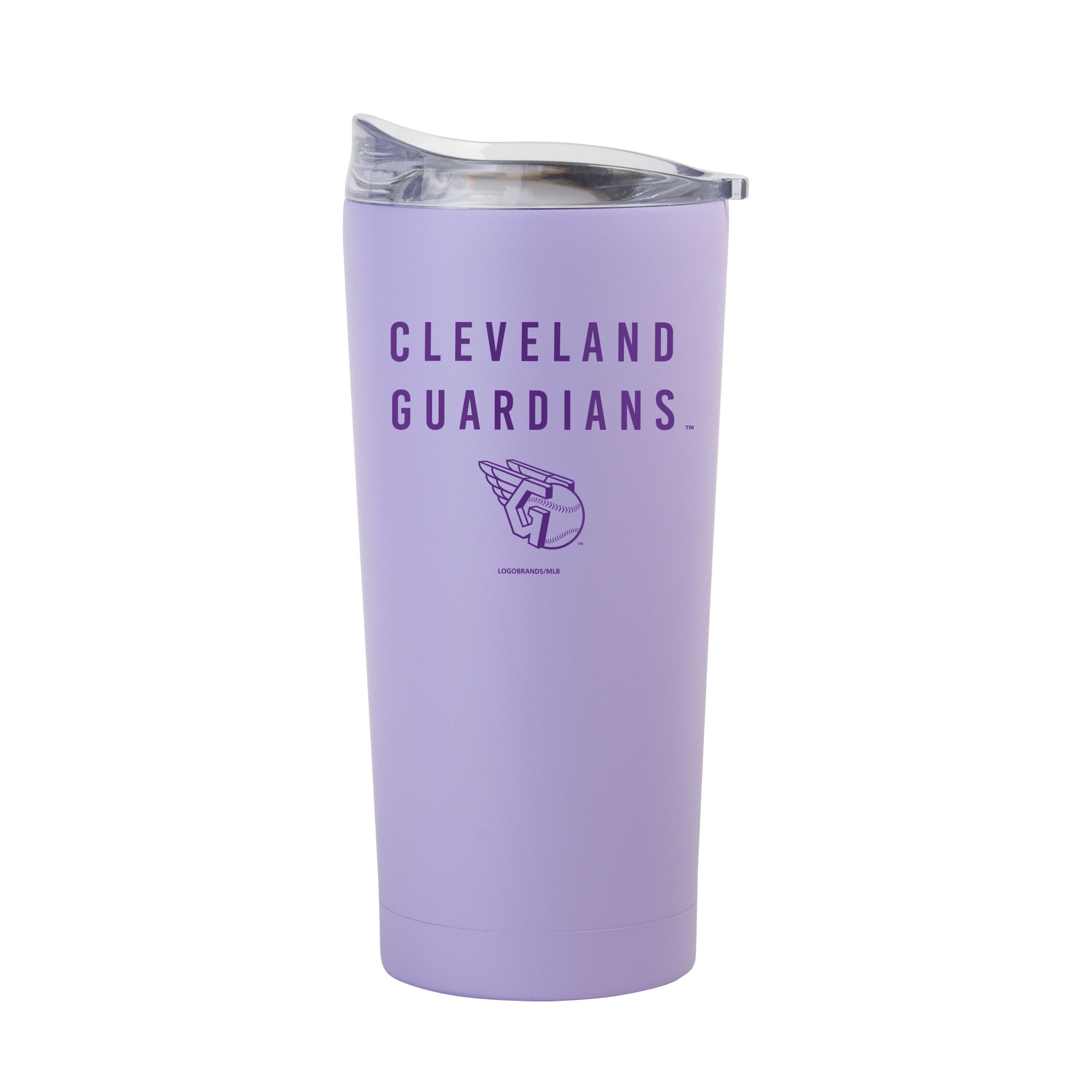 Cleveland Guardians 20oz Tonal Lavender Powder Coat Tumbler - Sports Gifts, Sports Memorabilia, Sports Collectibles, Fan Shop