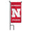 College Flags & Banners Co. Nebraska Cornhuskers Mini Garden and Flower Pot Flag Topper - Sports Collectibles, Sports Memorabilia, Sports Fan Shop, Sports Gifts