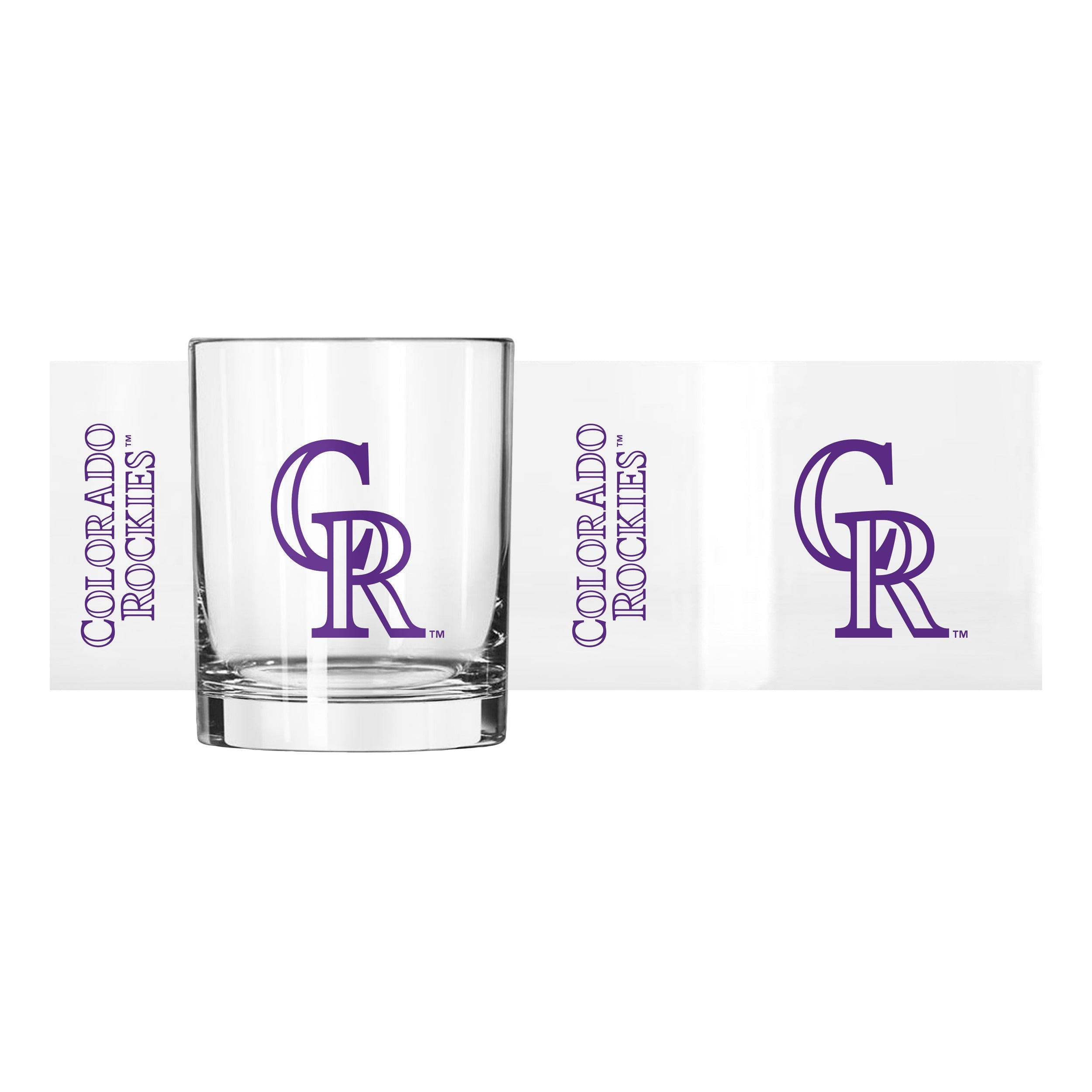 Colorado Rockies 14oz Gameday Rocks Glass - Sports Gifts, Sports Memorabilia, Sports Collectibles, Fan Shop