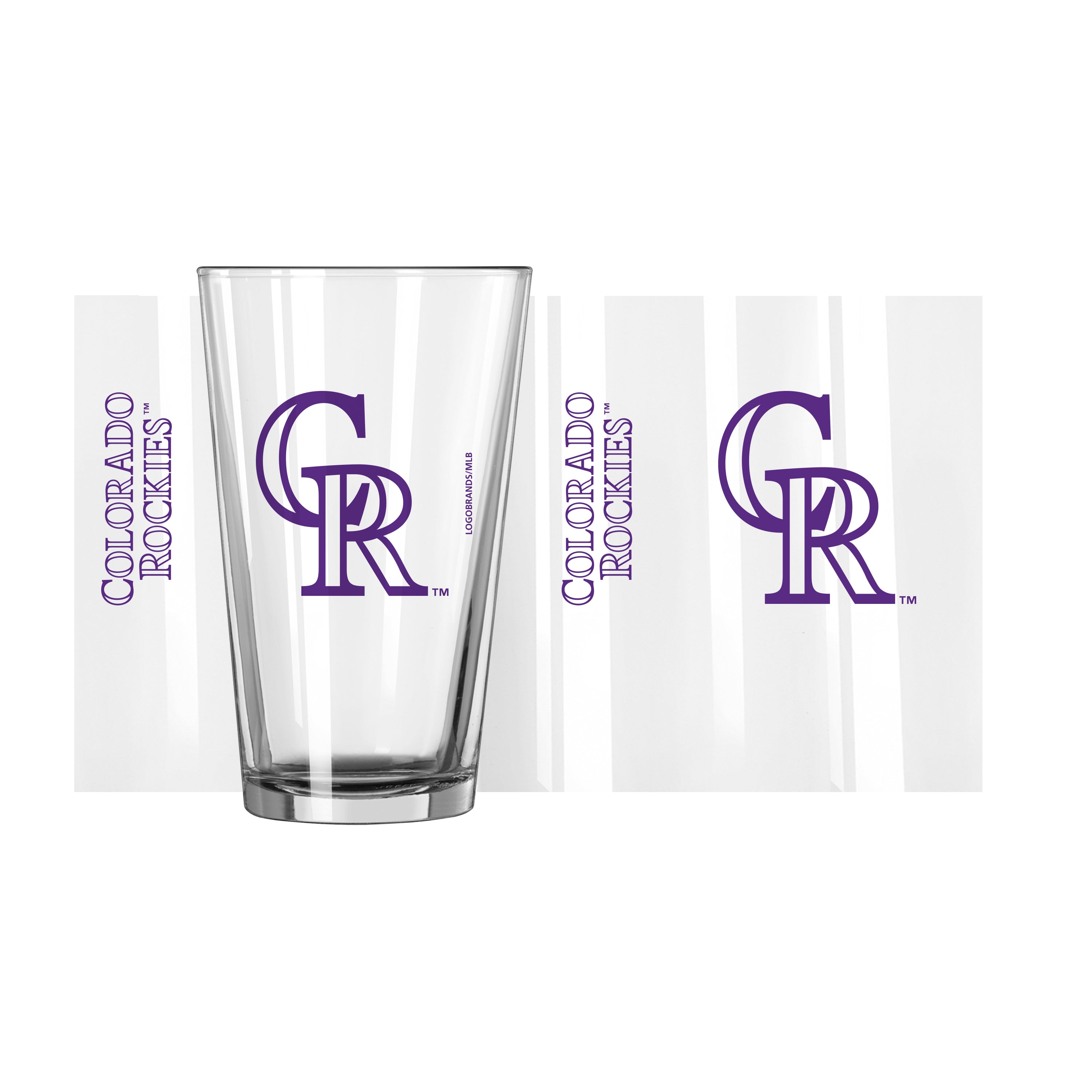 Colorado Rockies 16oz Gameday Pint Glass
