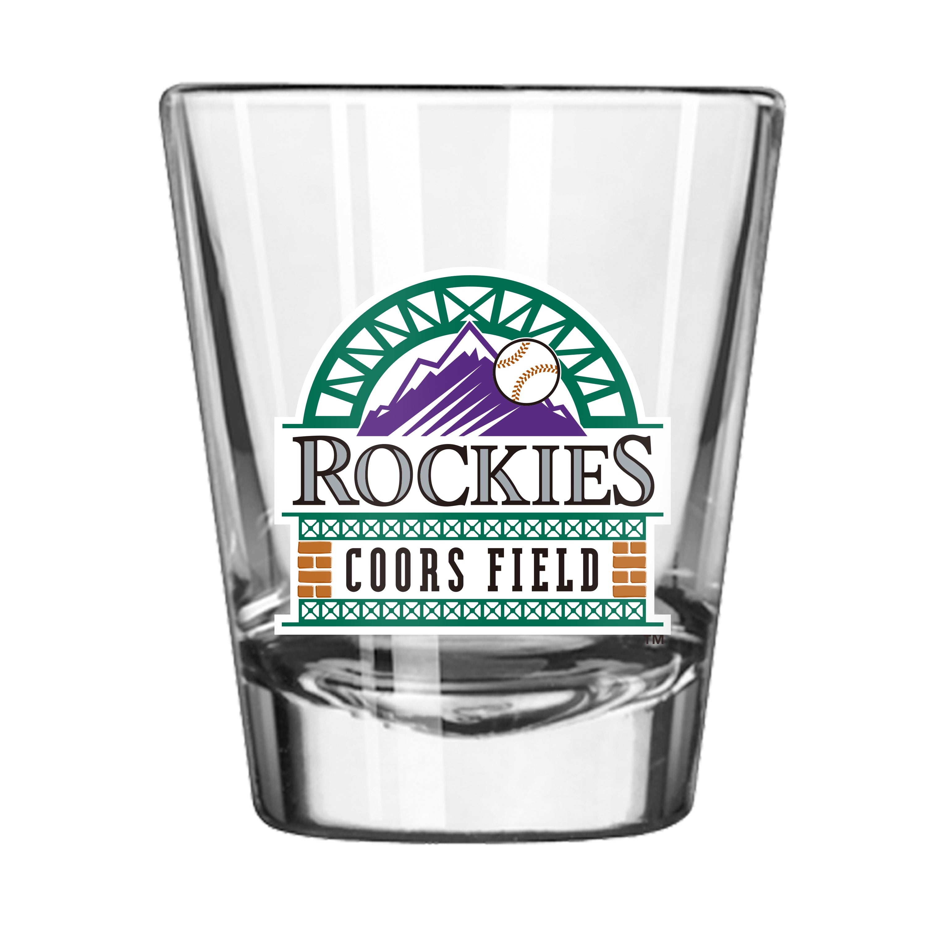Colorado Rockies 2oz Coors Field Shot Glass