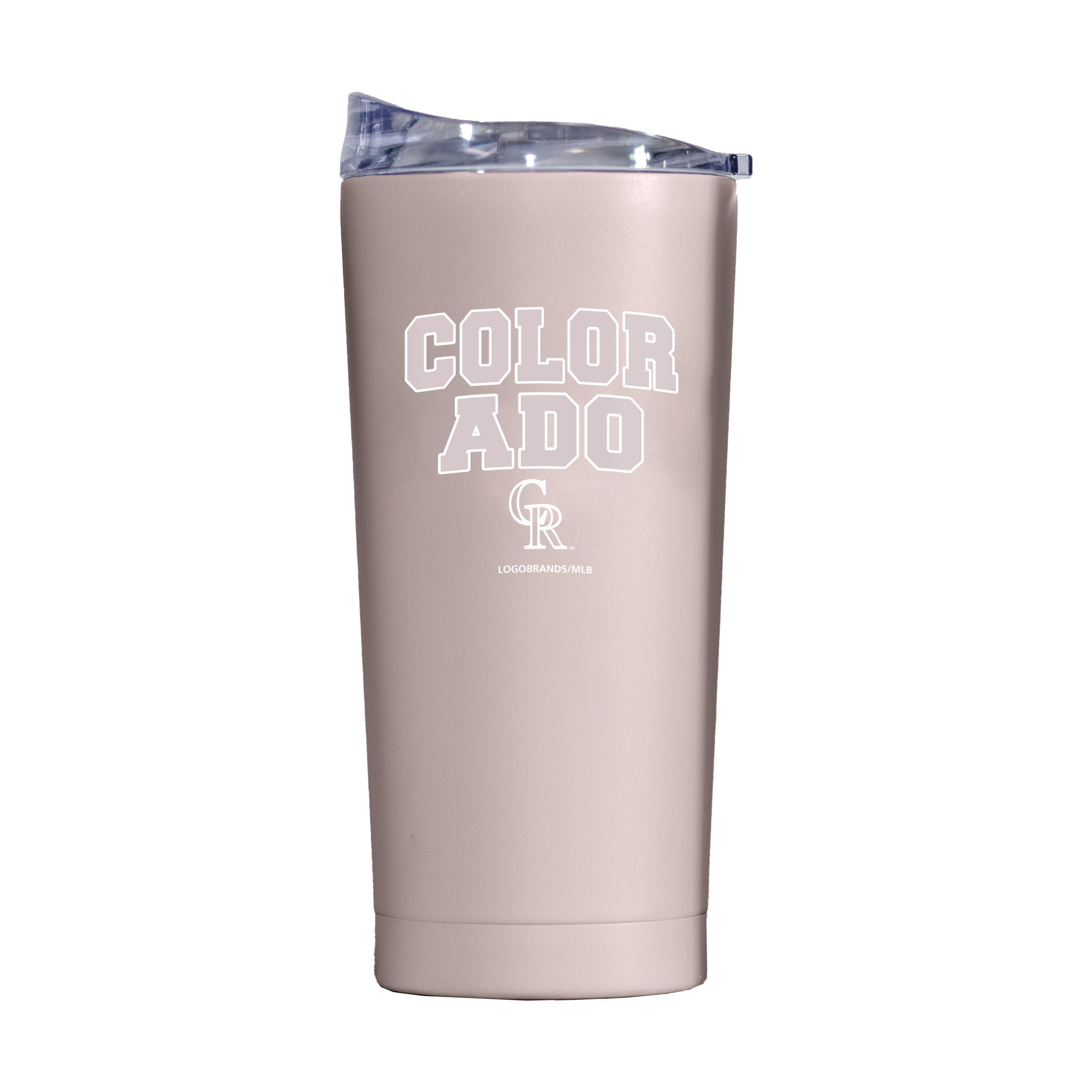 Colorado Rockies 20oz Stencil Powder Coat Tumbler - Sports Gifts, Sports Memorabilia, Sports Collectibles, Fan Shop