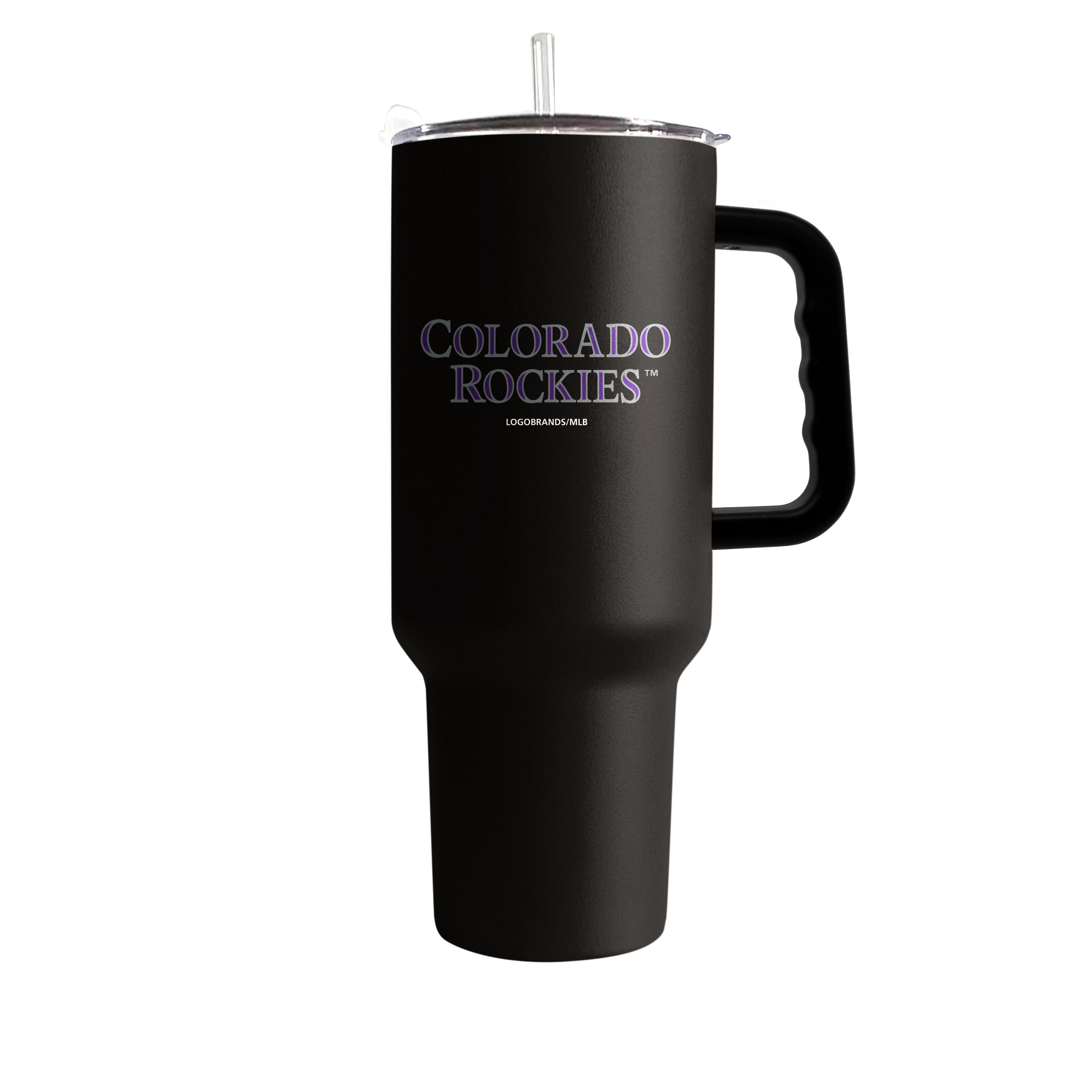 Colorado Rockies 40oz Flipside Powder Coat Tumbler - Sports Gifts, Sports Memorabilia, Sports Collectibles, Fan Shop
