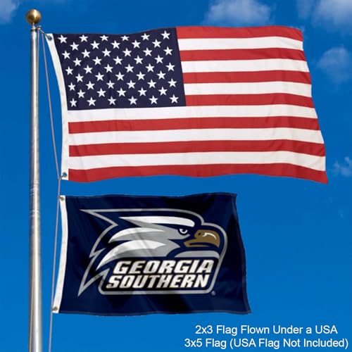 College Flags & Banners Co. Georgia Southern Eagles Small 2x3 Foot Flag - Sports Collectibles, Sports Memorabilia, Sports Fan Shop, Sports Gifts