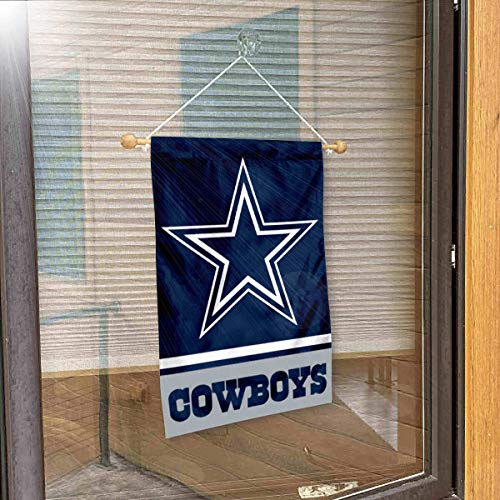 Dallas Cowboys Banner Window Wall Hanging Flag with Suction Cup - Sports Collectibles, Sports Memorabilia, Sports Fan Shop, Sports Gifts