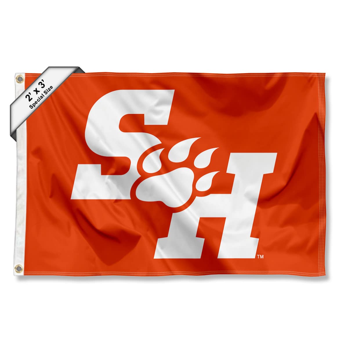 College Flags & Banners Co. Sam Houston State Bearkats New Logo Small 2x3 Foot Flag - Sports Collectibles, Sports Memorabilia, Sports Fan Shop, Sports Gifts