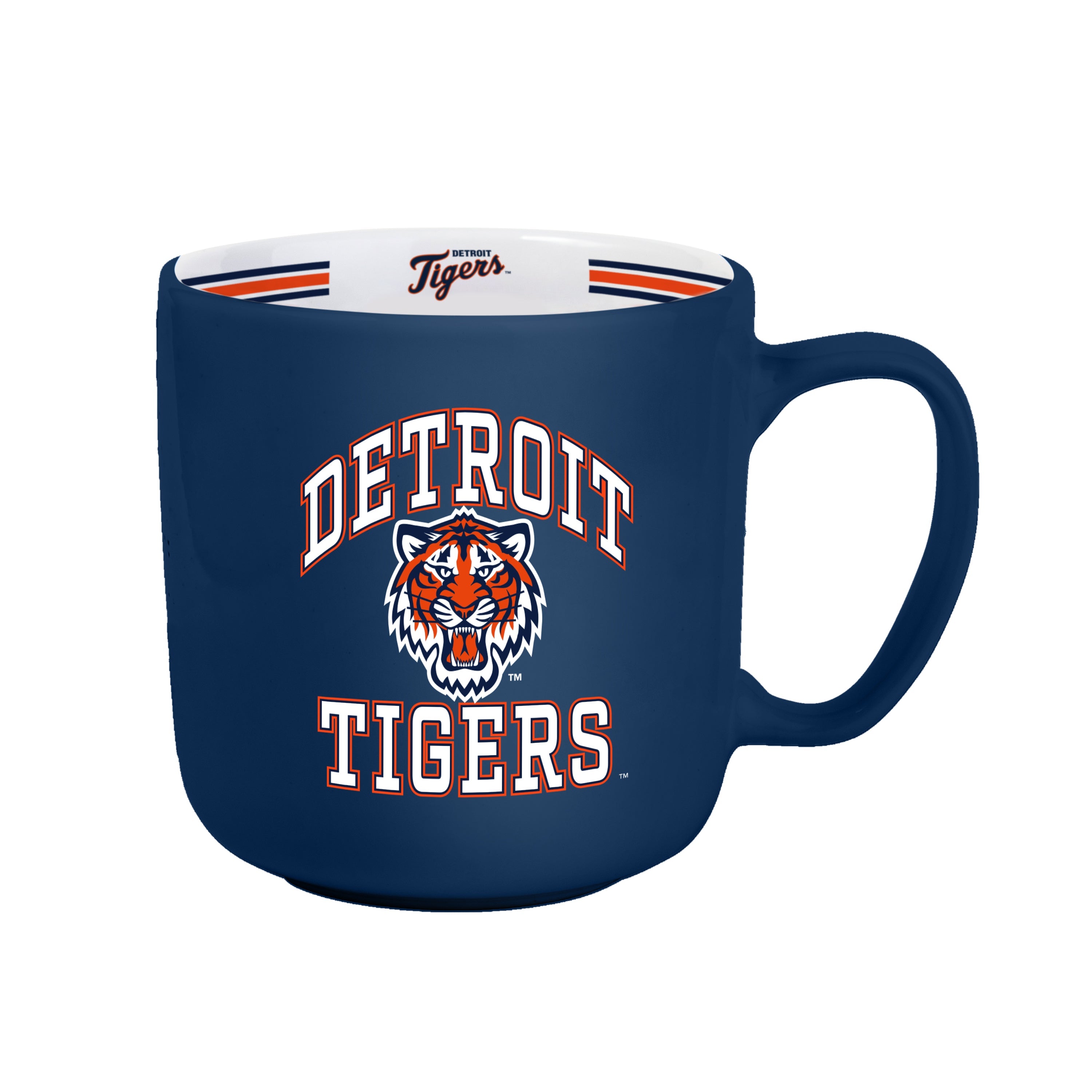 Detroit Tigers 15oz Stripe Mug - Sports Gifts, Sports Memorabilia, Sports Collectibles, Fan Shop