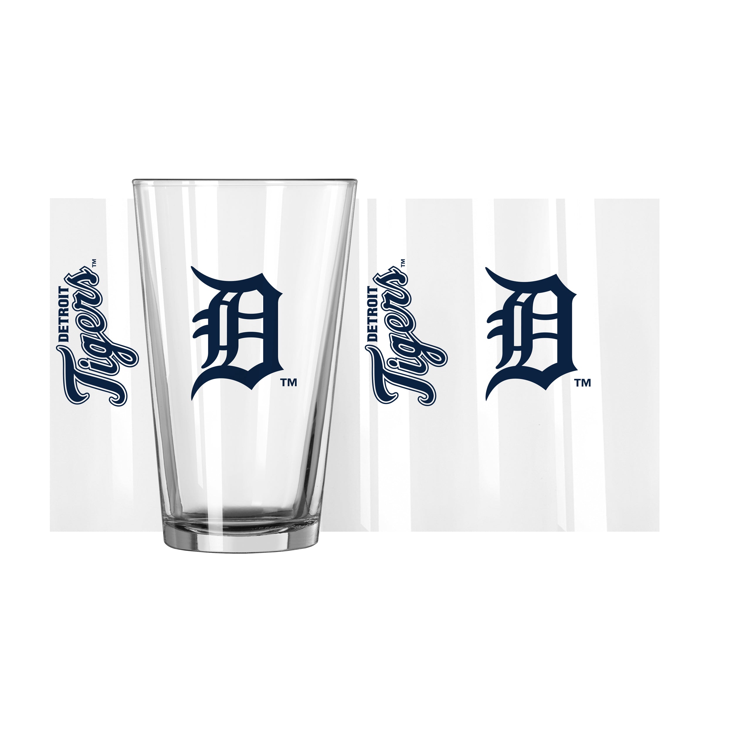 Detroit Tigers 16oz Gameday Pint Glass - Sports Gifts, Sports Memorabilia, Sports Collectibles, Fan Shop
