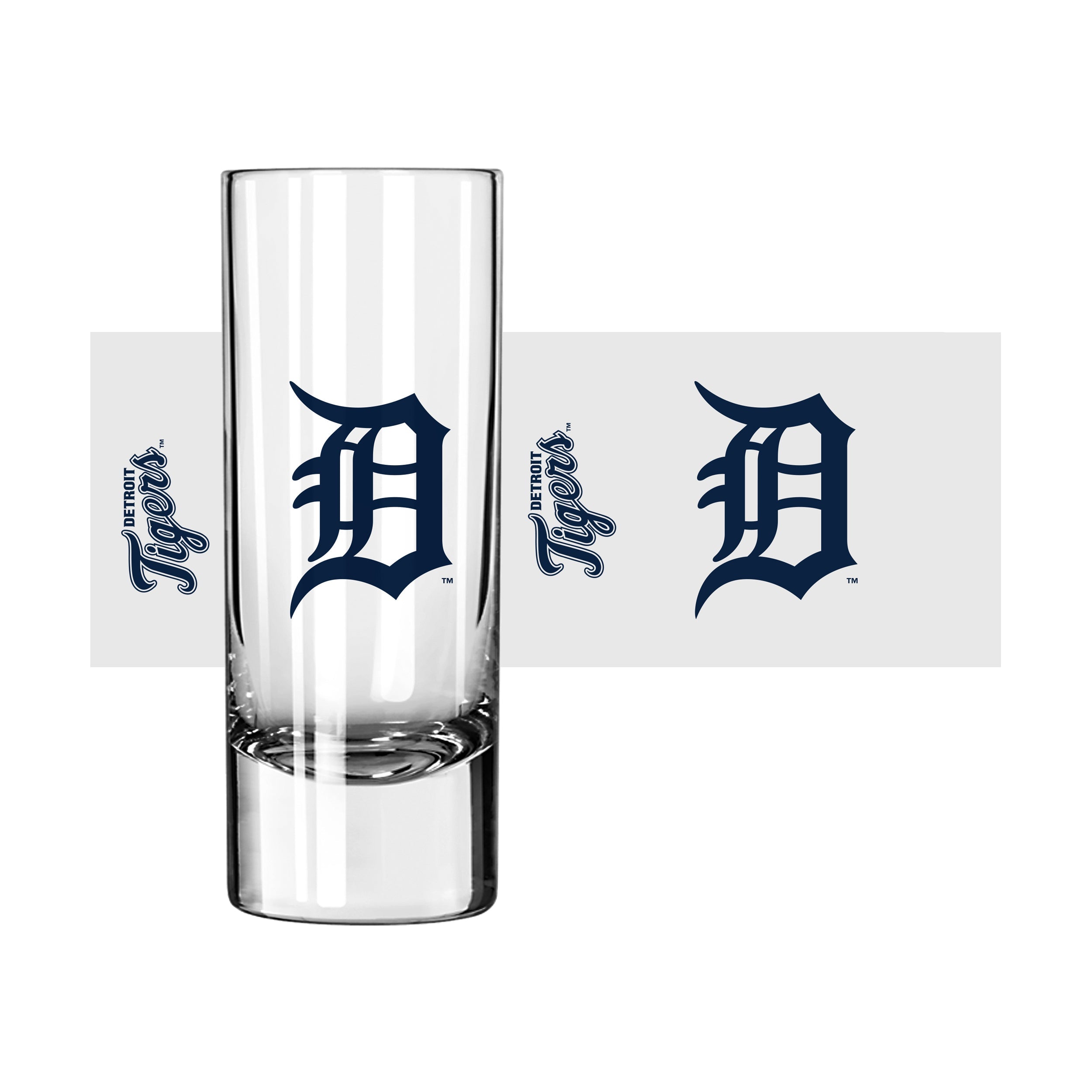 Detroit Tigers 2.5oz Gameday Shooter Glass - Sports Gifts, Sports Memorabilia, Sports Collectibles, Fan Shop