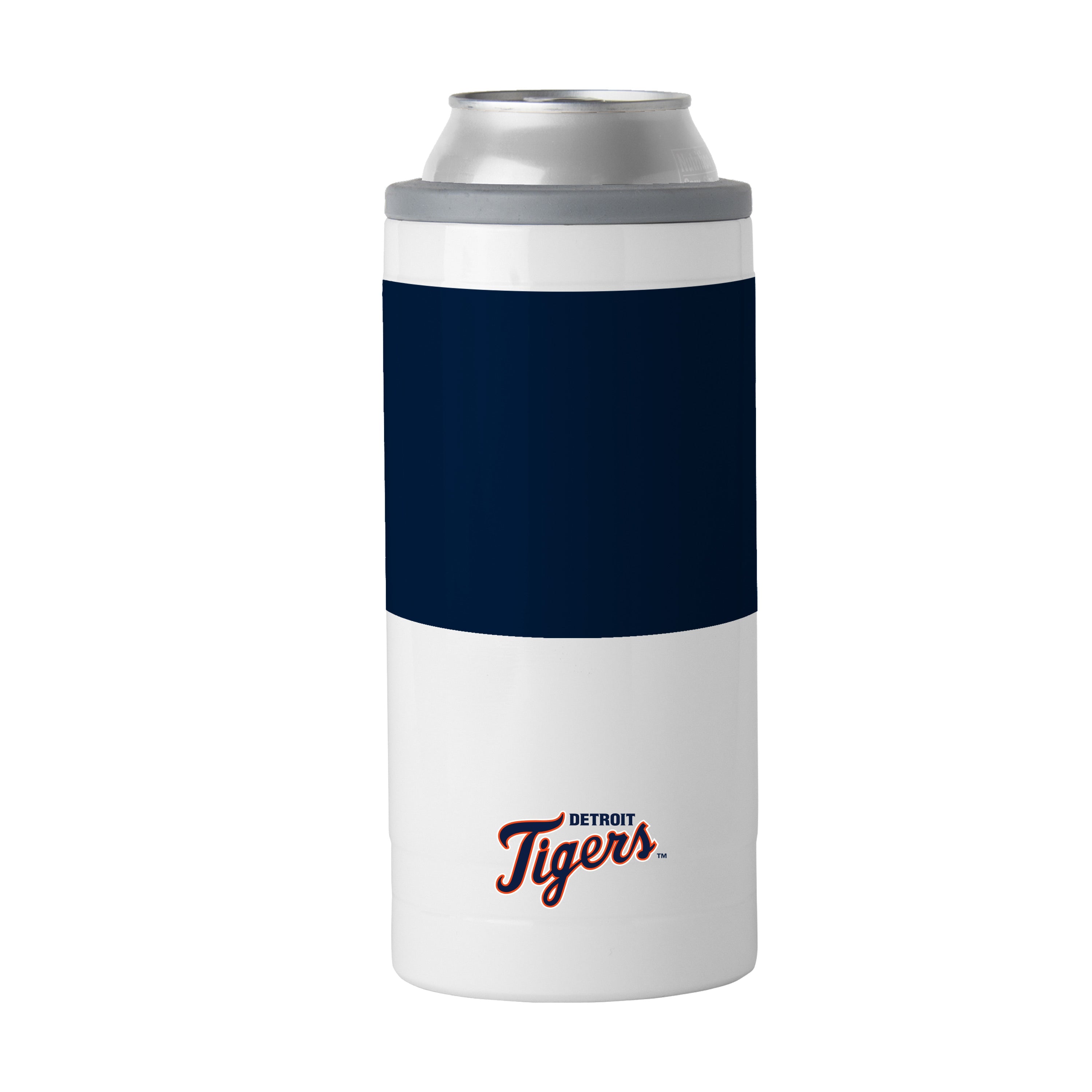 Detroit Tigers Slim Colorblock Can Coolie - Sports Gifts, Sports Memorabilia, Sports Collectibles, Fan Shop