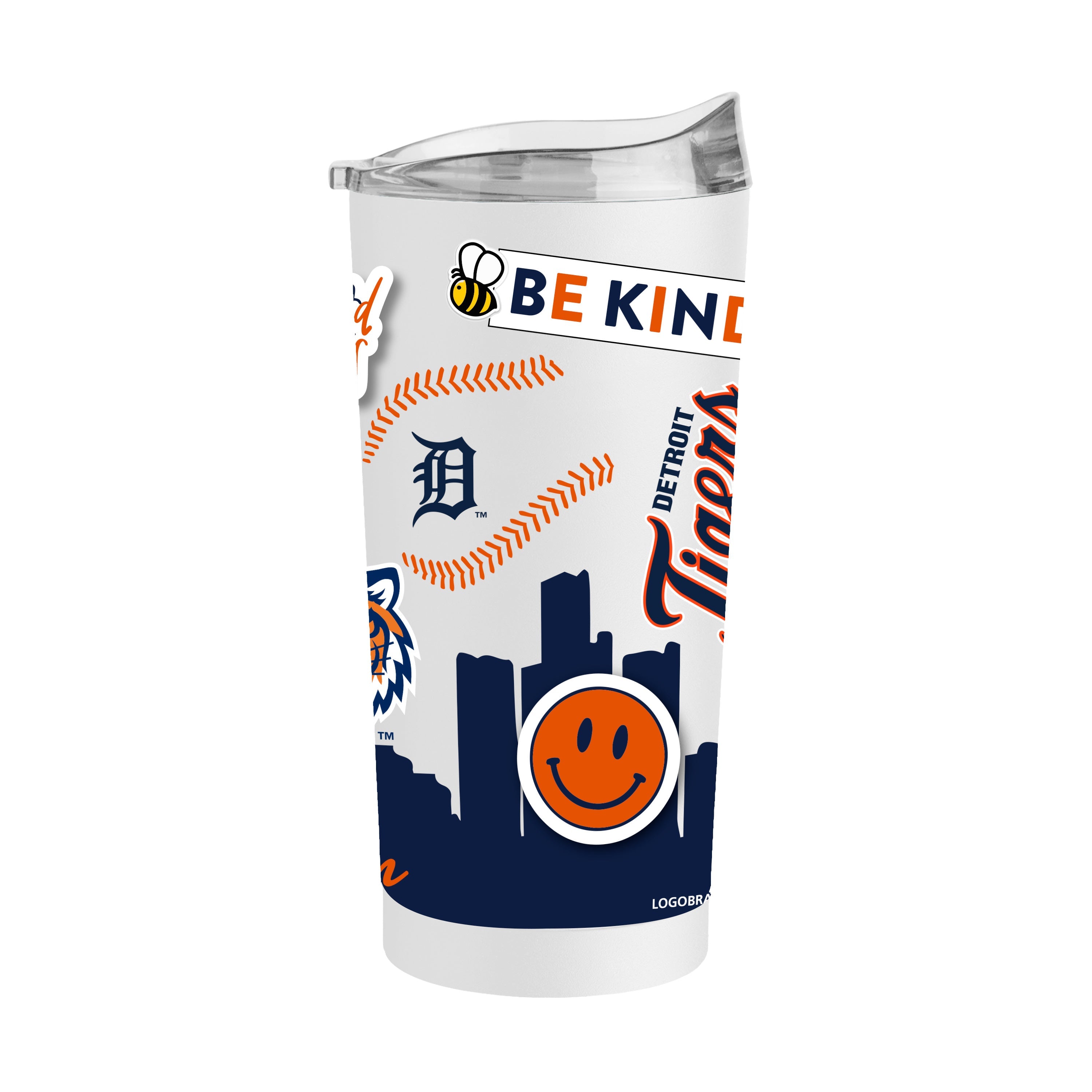 Detroit Tigers 20oz Native Powder Coat Tumbler - Sports Gifts, Sports Memorabilia, Sports Collectibles, Fan Shop