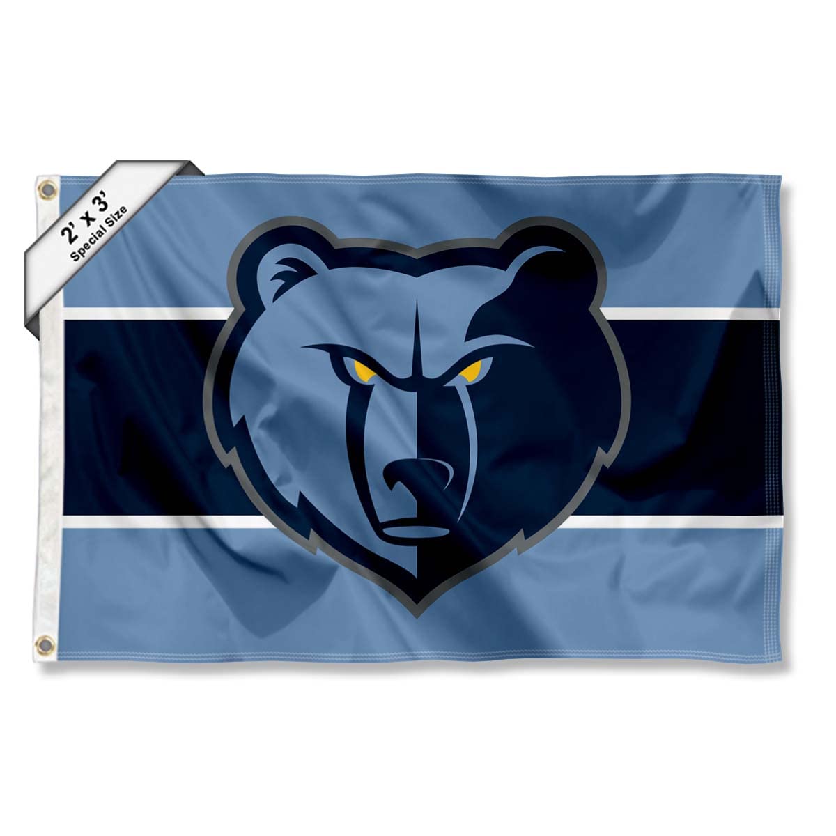 WinCraft Memphis Grizzlies Small 2x3 Foot Banner Flag - Sports Collectibles, Sports Memorabilia, Sports Fan Shop, Sports Gifts