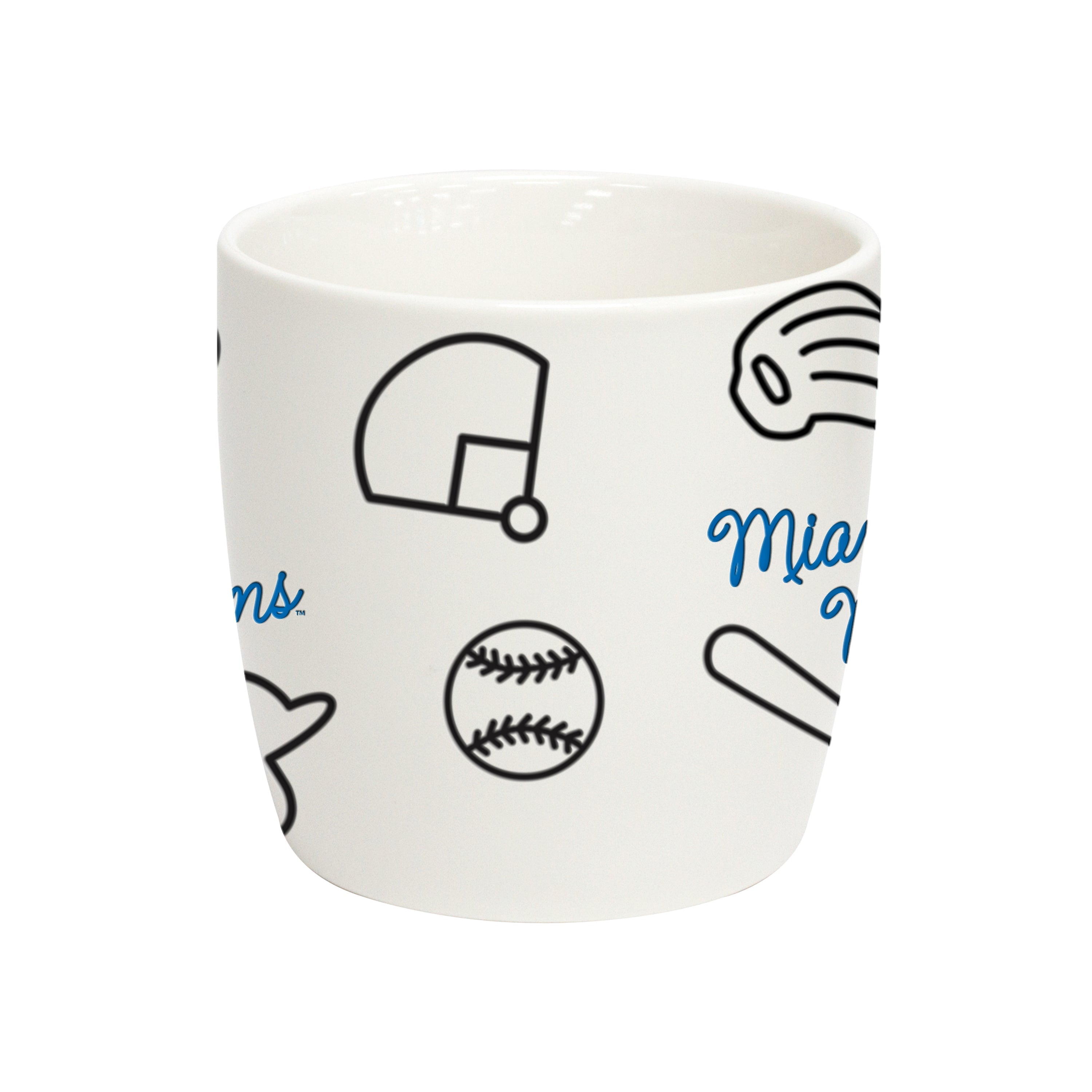 Miami Marlins 18oz Playmaker Mug - Sports Gifts, Sports Memorabilia, Sports Collectibles, Fan Shop