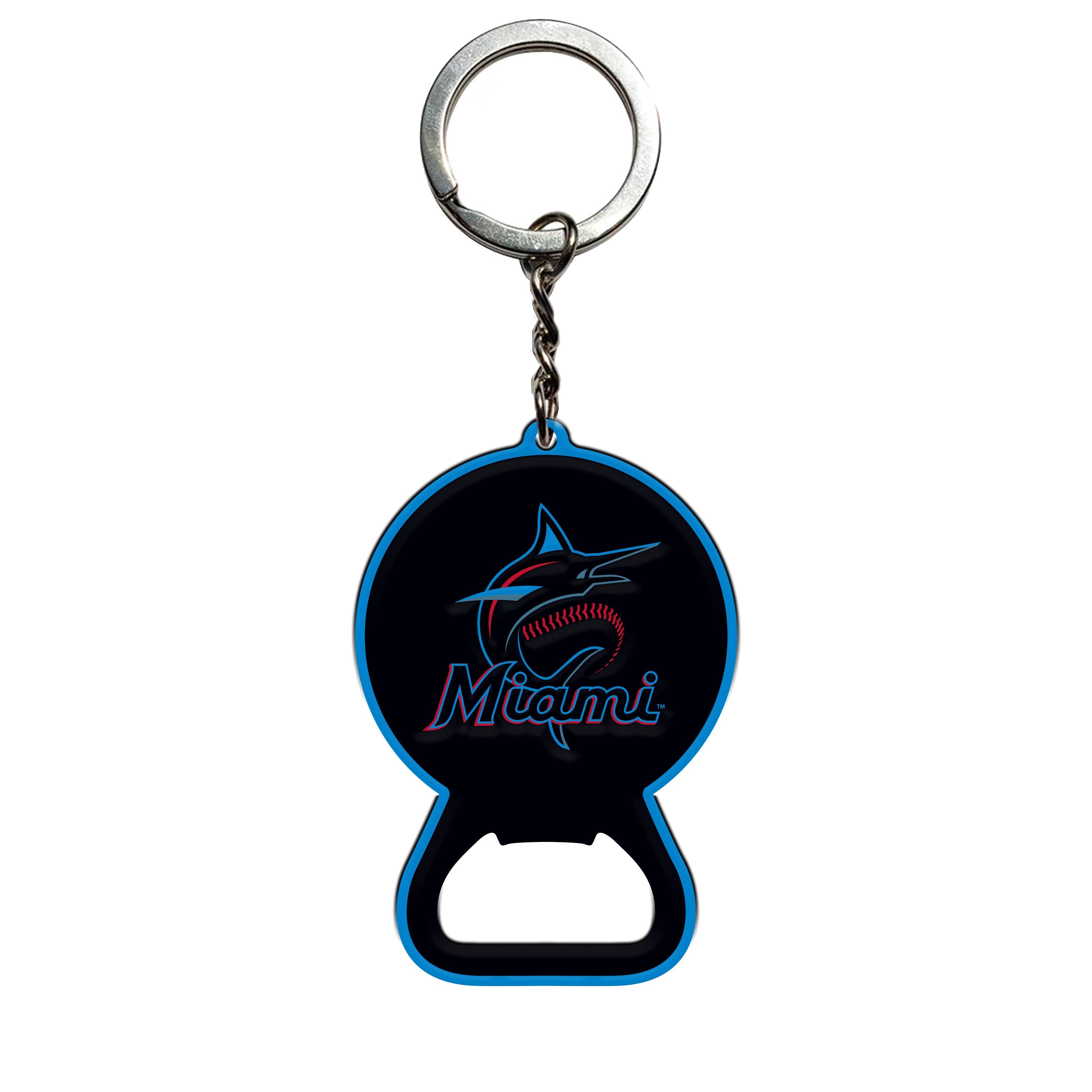 Miami Marlins Keychain Bottle Opener