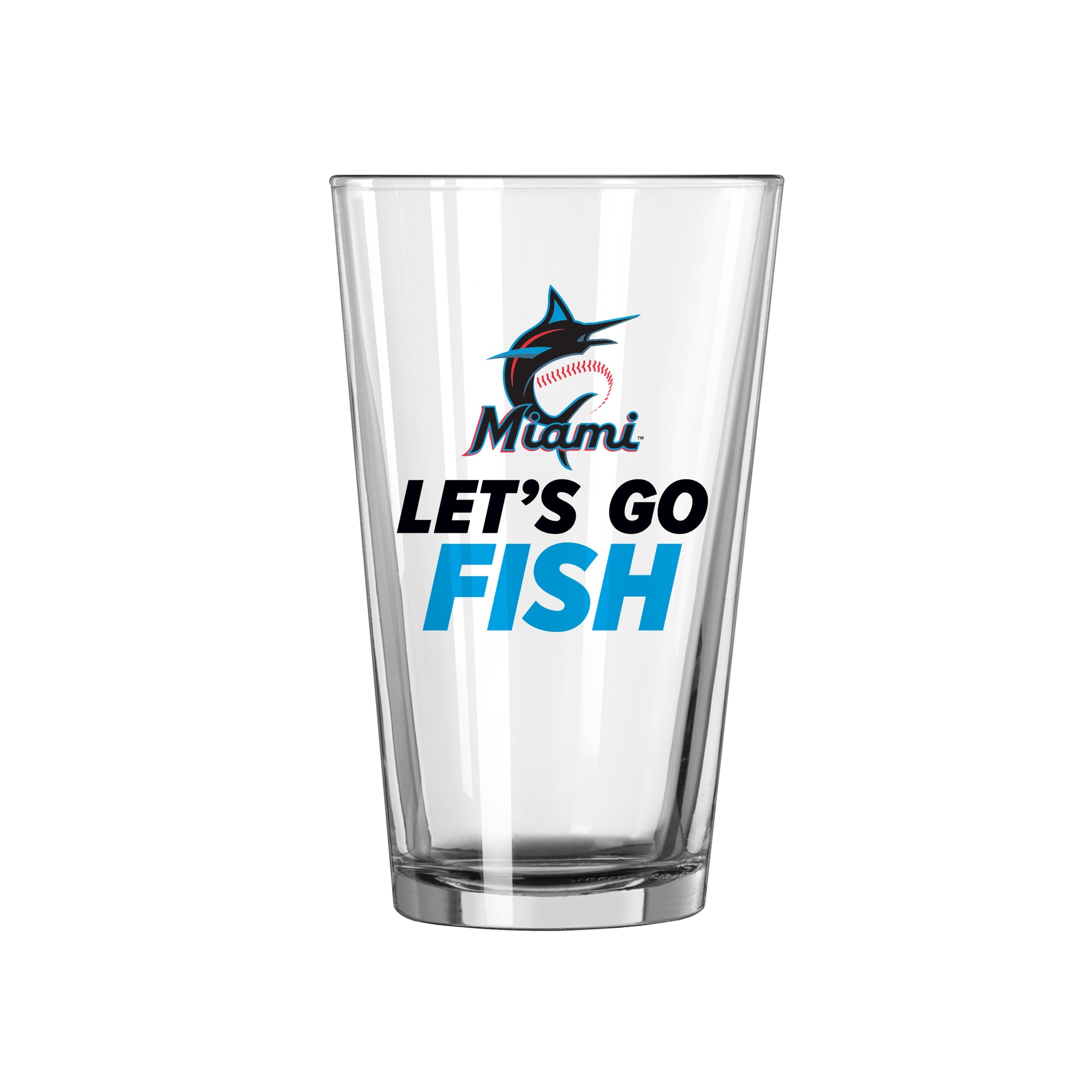 Miami Marlins 16oz Slogan Pint Glass