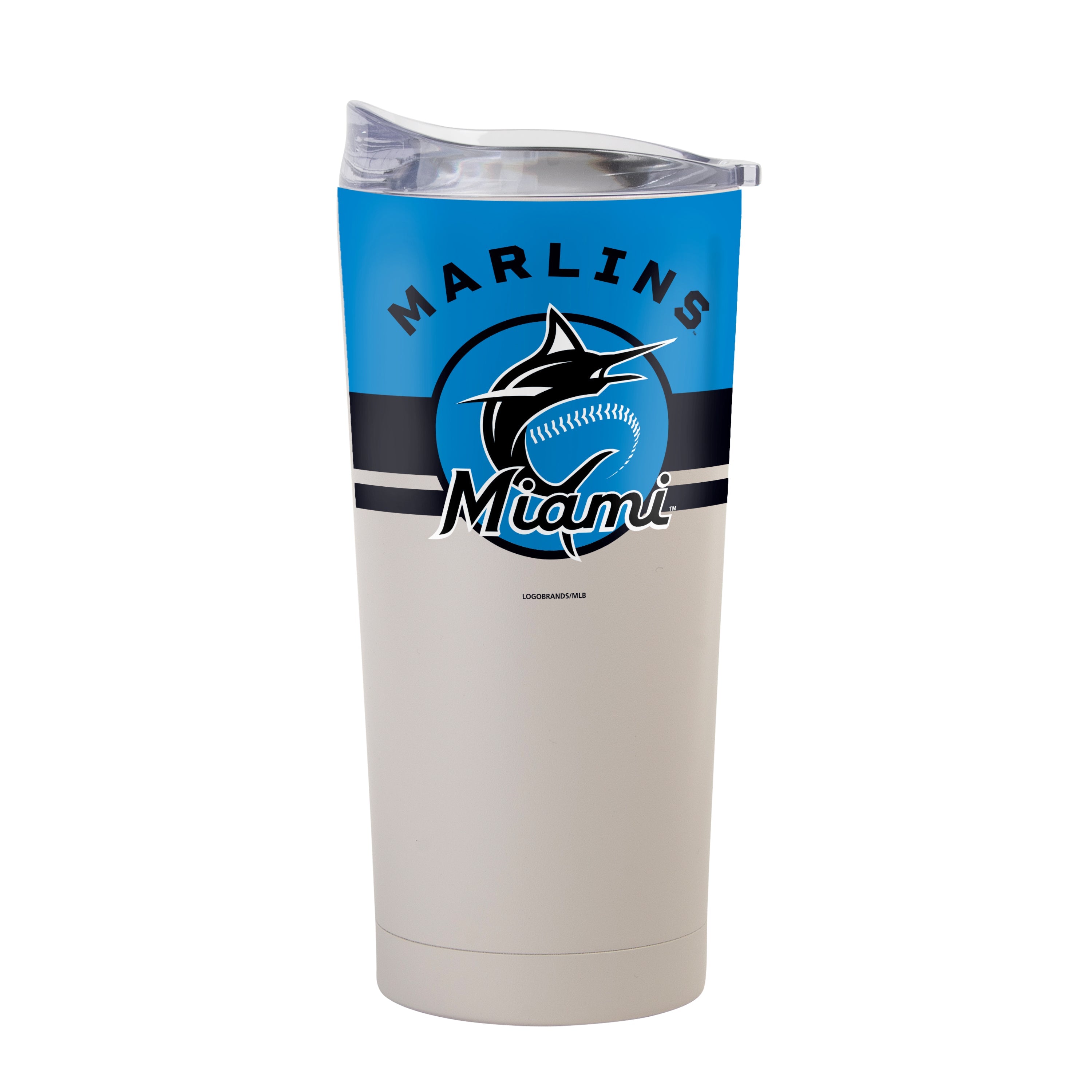 Miami Marlins 20oz Horizon Powder Coat Tumbler