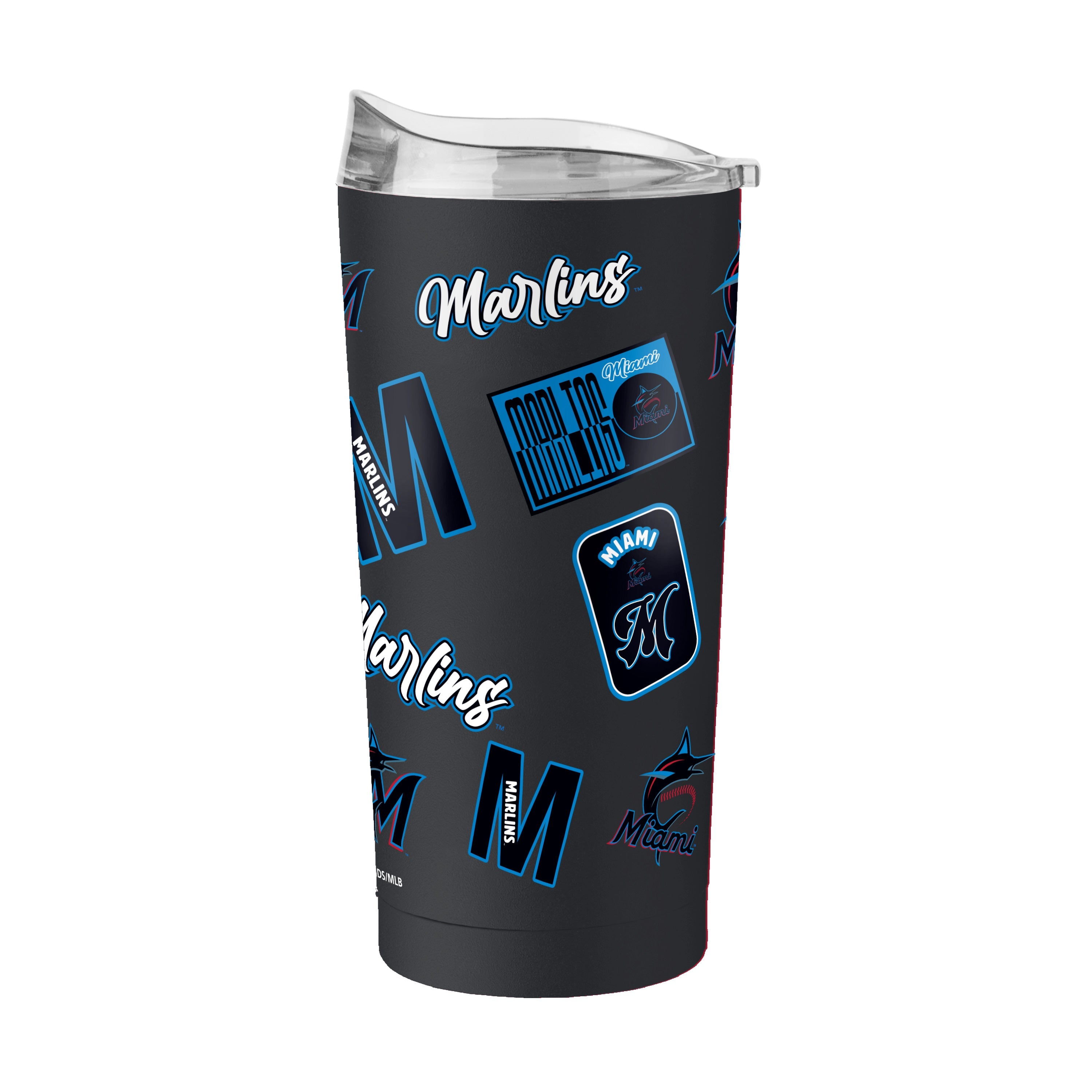 Miami Marlins 20oz Dreamweave Powder Coat Tumbler