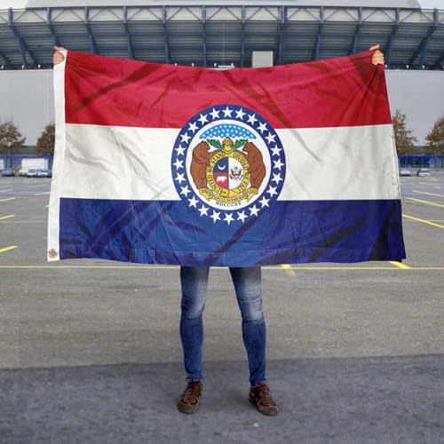 Sports Flags Pennants Company State of Missouri Flag 3x5 Foot Banner - Sports Collectibles, Sports Memorabilia, Sports Fan Shop, Sports Gifts