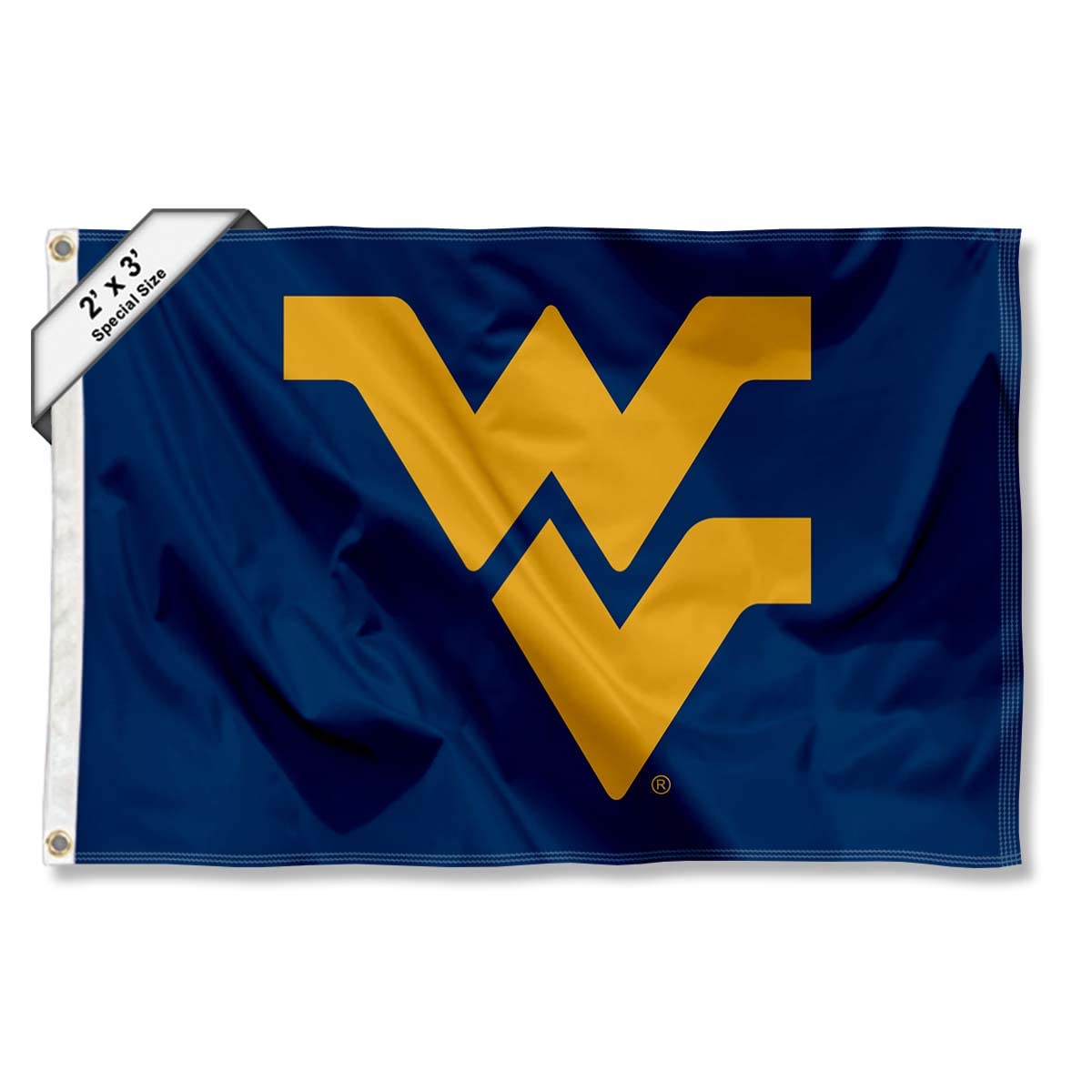 College Flags & Banners Co. West Virginia Small 2x3 Foot Flag - Sports Collectibles, Sports Memorabilia, Sports Fan Shop, Sports Gifts