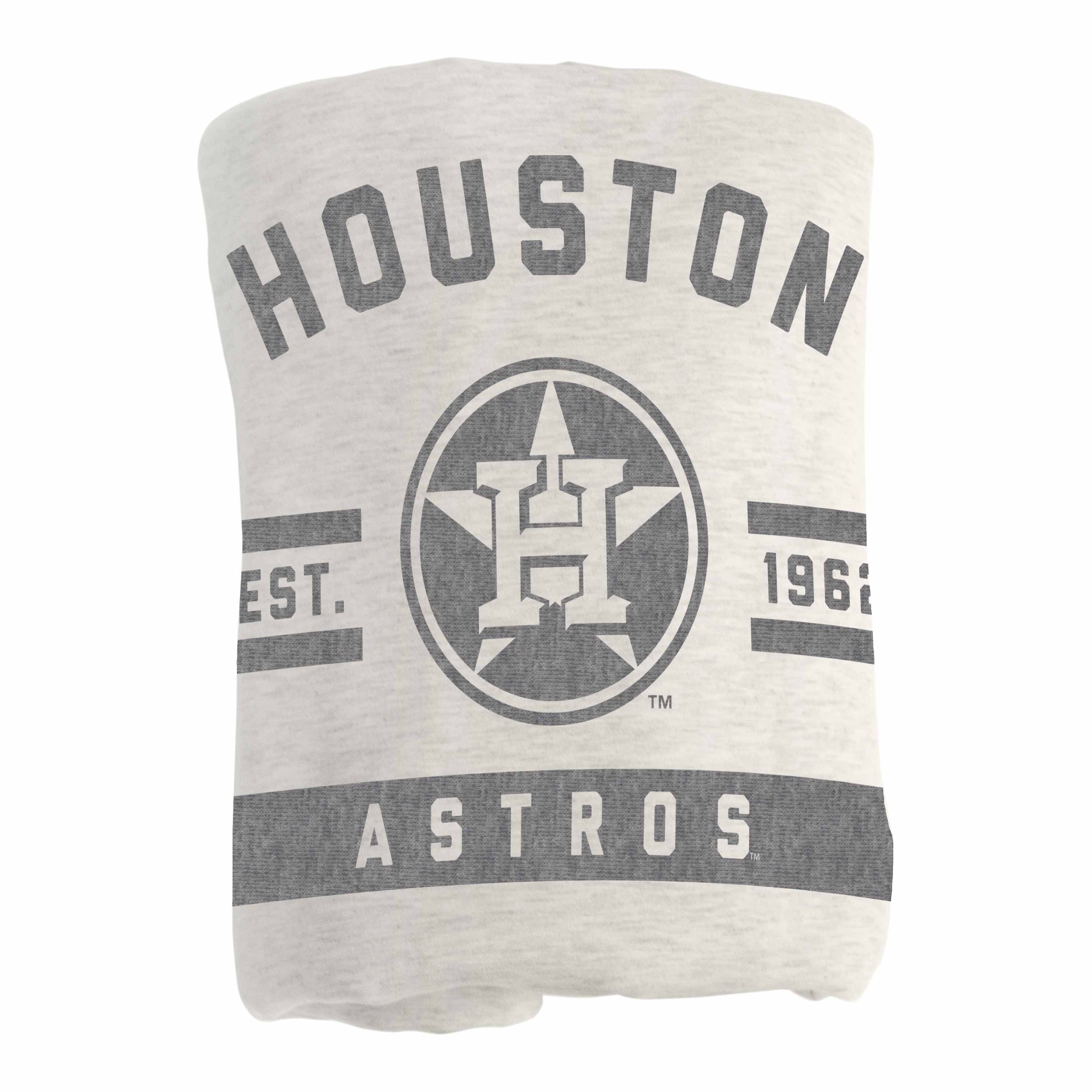 Houston Astros Oatmeal Sweatshirt Blanket - Sports Gifts, Sports Memorabilia, Sports Collectibles, Fan Shop