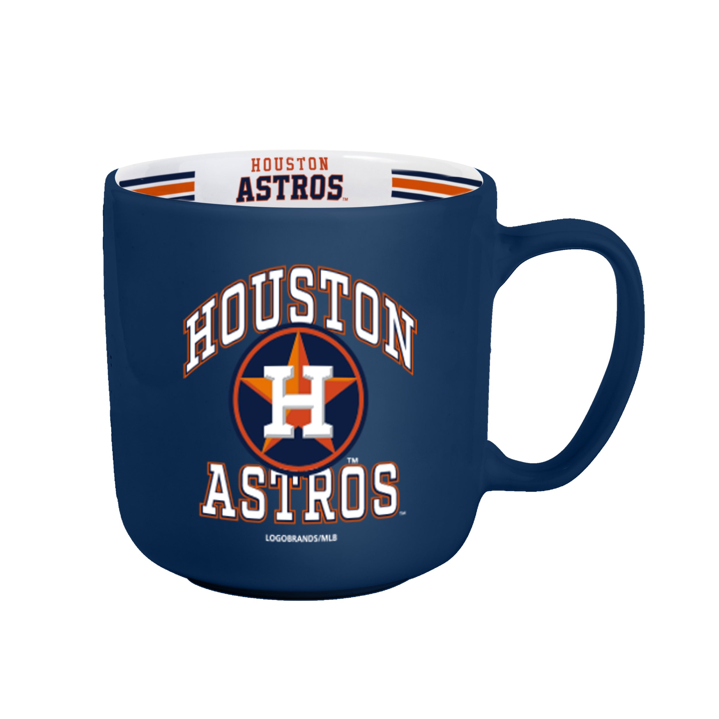 Houston Astros 15oz Stripe Mug - Sports Gifts, Sports Memorabilia, Sports Collectibles, Fan Shop