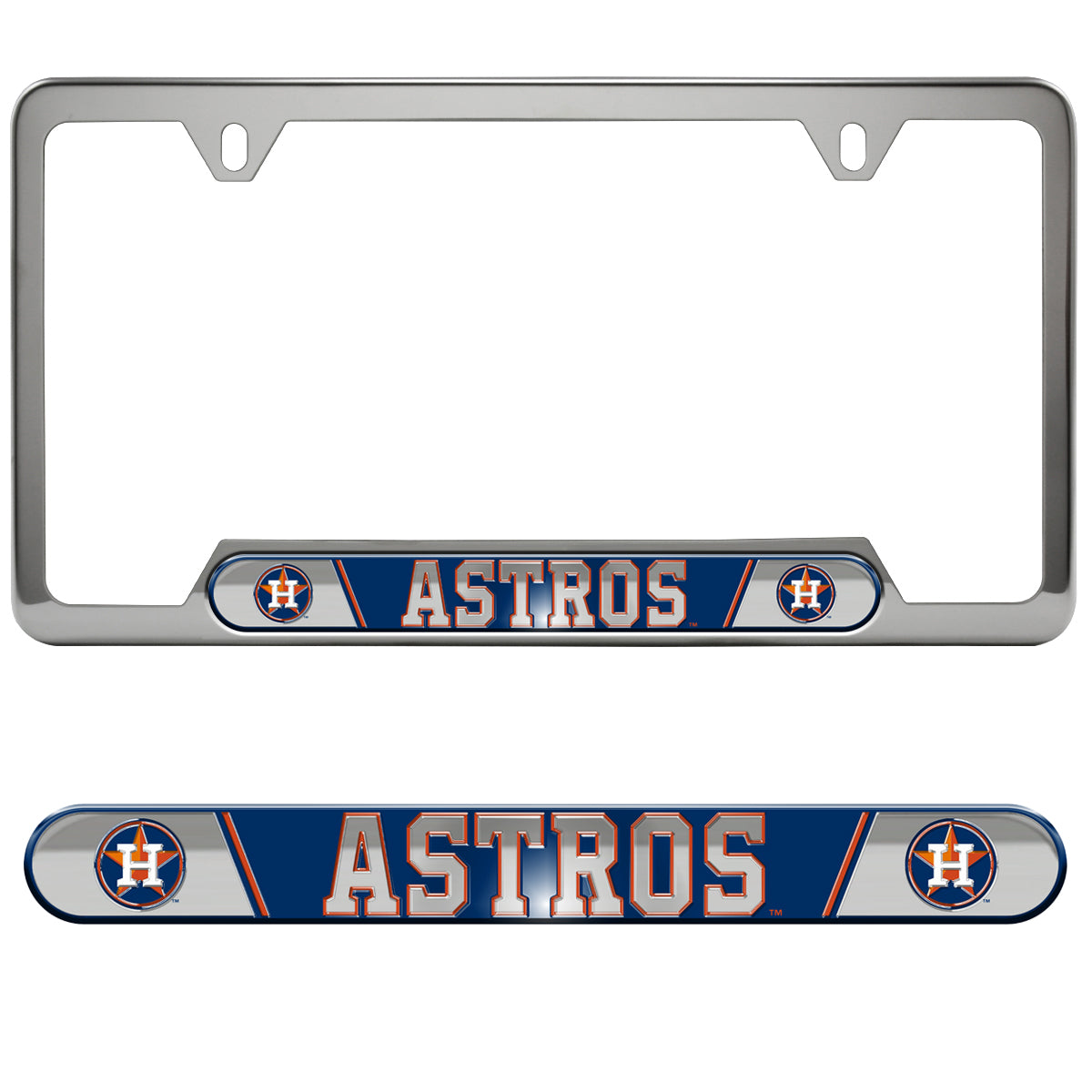 Houston Astros Embossed License Plate Frame