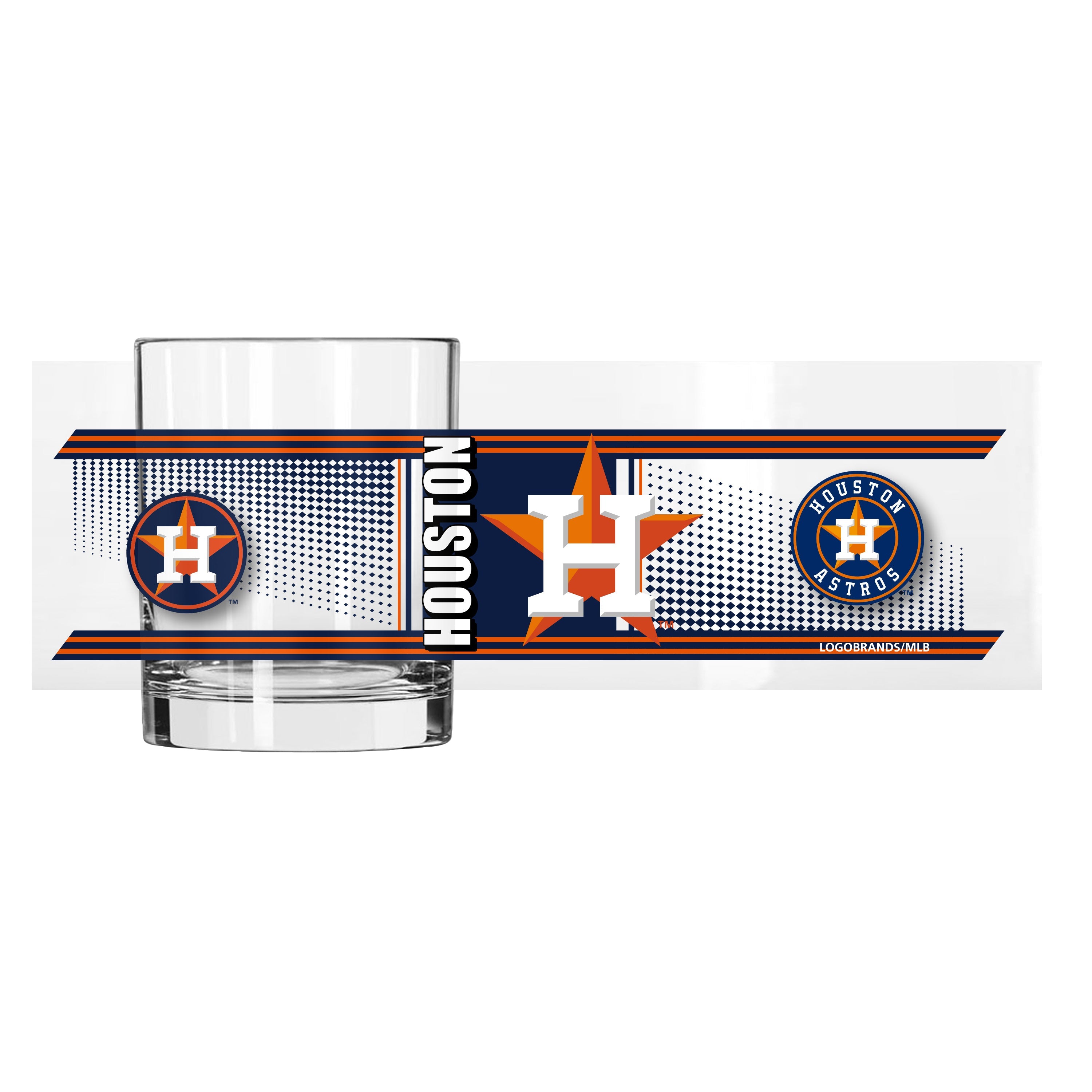 Houston Astros 14oz Hero Rocks Glass - Sports Gifts, Sports Memorabilia, Sports Collectibles, Fan Shop