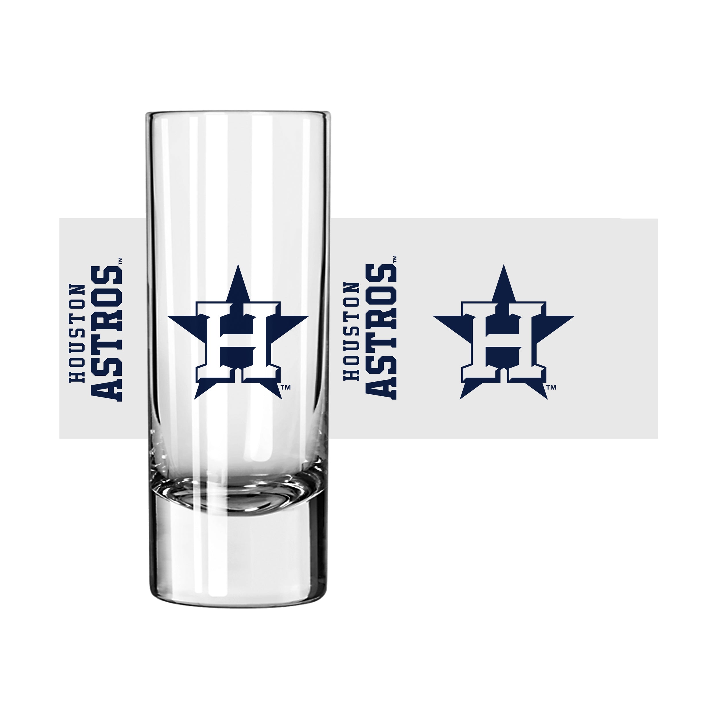Houston Astros 2.5oz Gameday Shooter Glass - Sports Gifts, Sports Memorabilia, Sports Collectibles, Fan Shop
