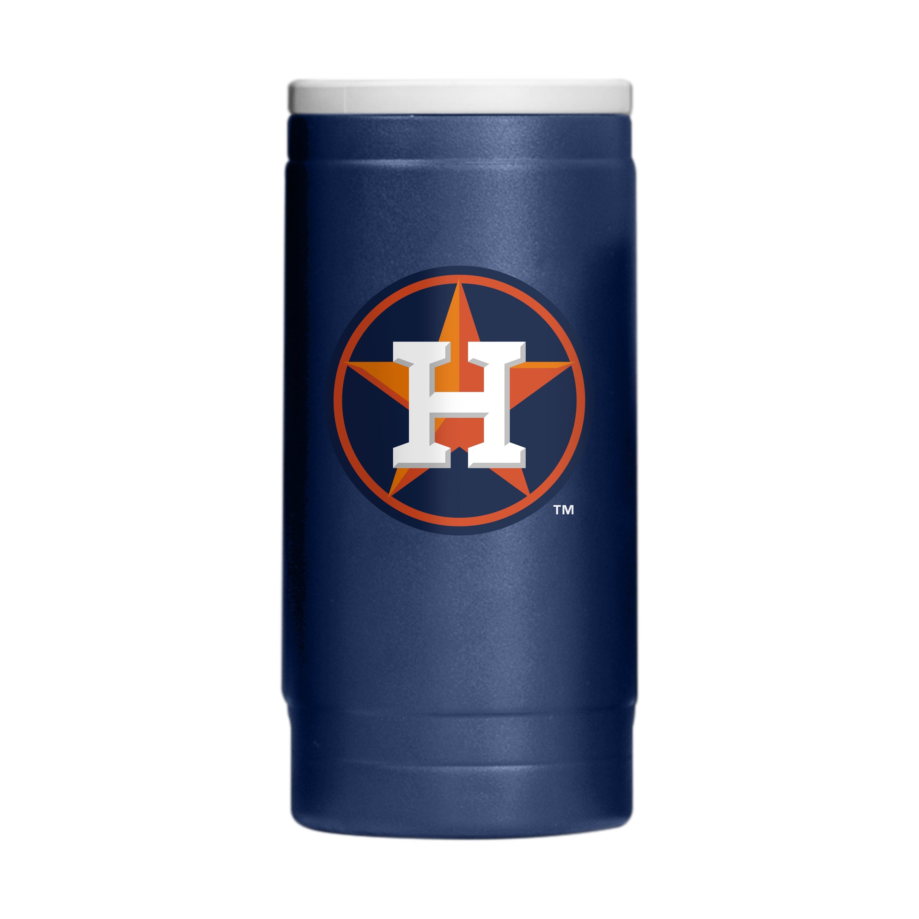Houston Astros Flipside Powder Coat Slim Can Coolie