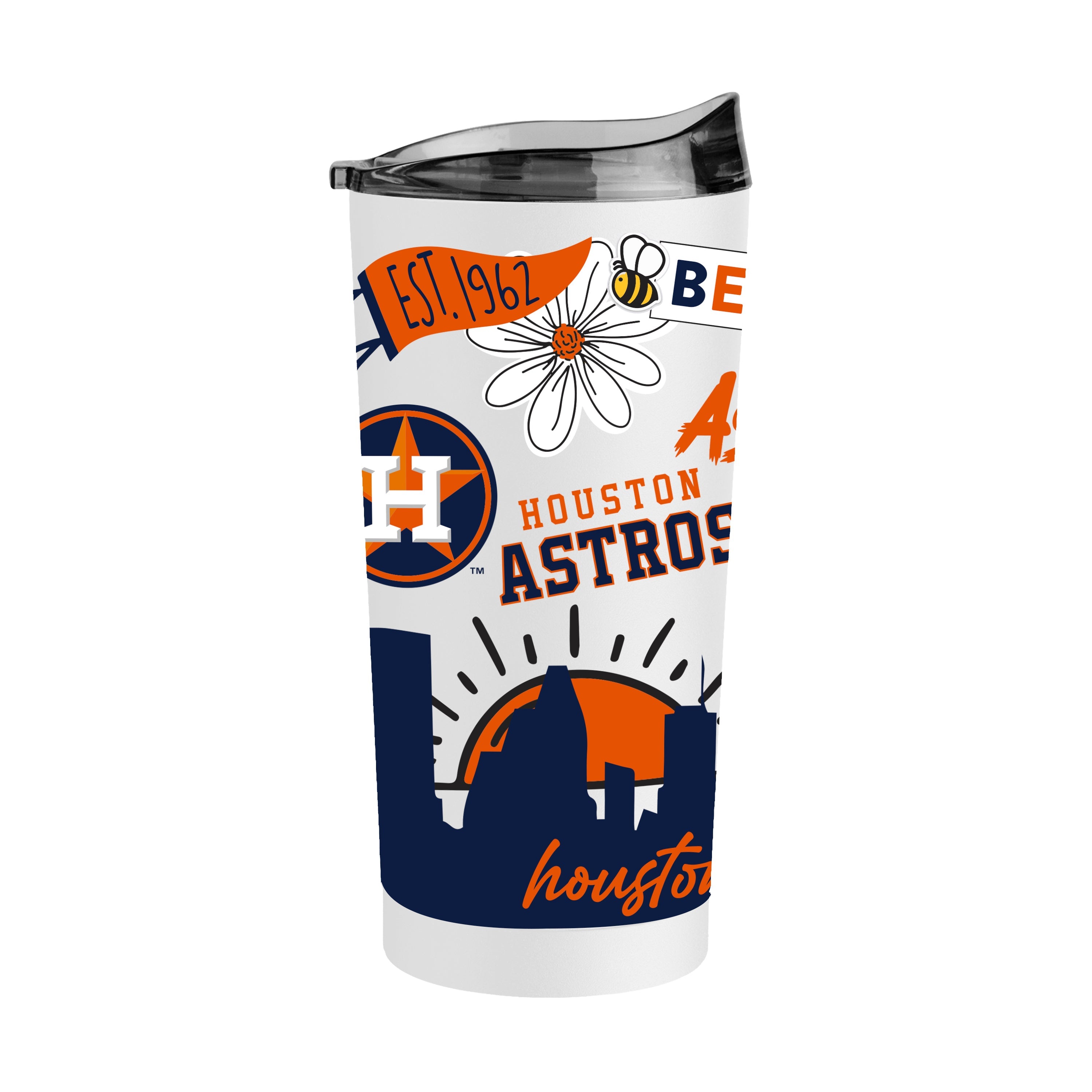 Houston Astros 20oz Native Powder Coat Tumbler - Sports Gifts, Sports Memorabilia, Sports Collectibles, Fan Shop