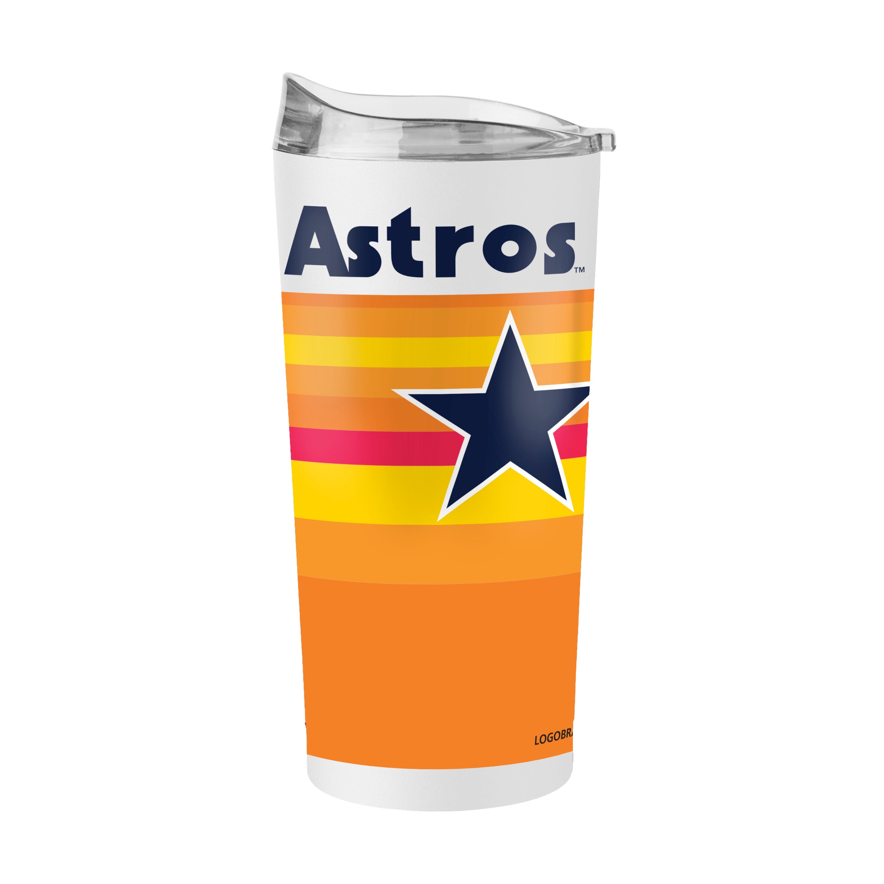 Houston Astros 20oz Rainbow Powder Coat Tumbler