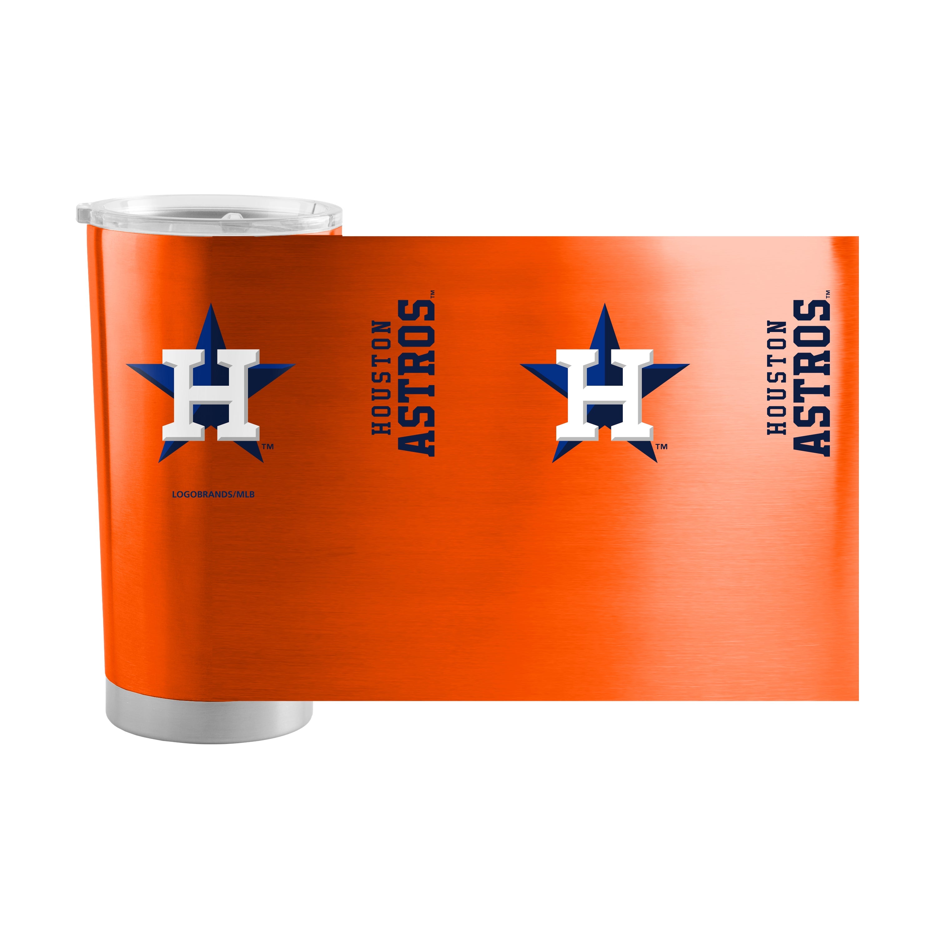 Houston Astros 20oz Orange Gameday Stainless Steel Tumbler - Sports Gifts, Sports Memorabilia, Sports Collectibles, Fan Shop