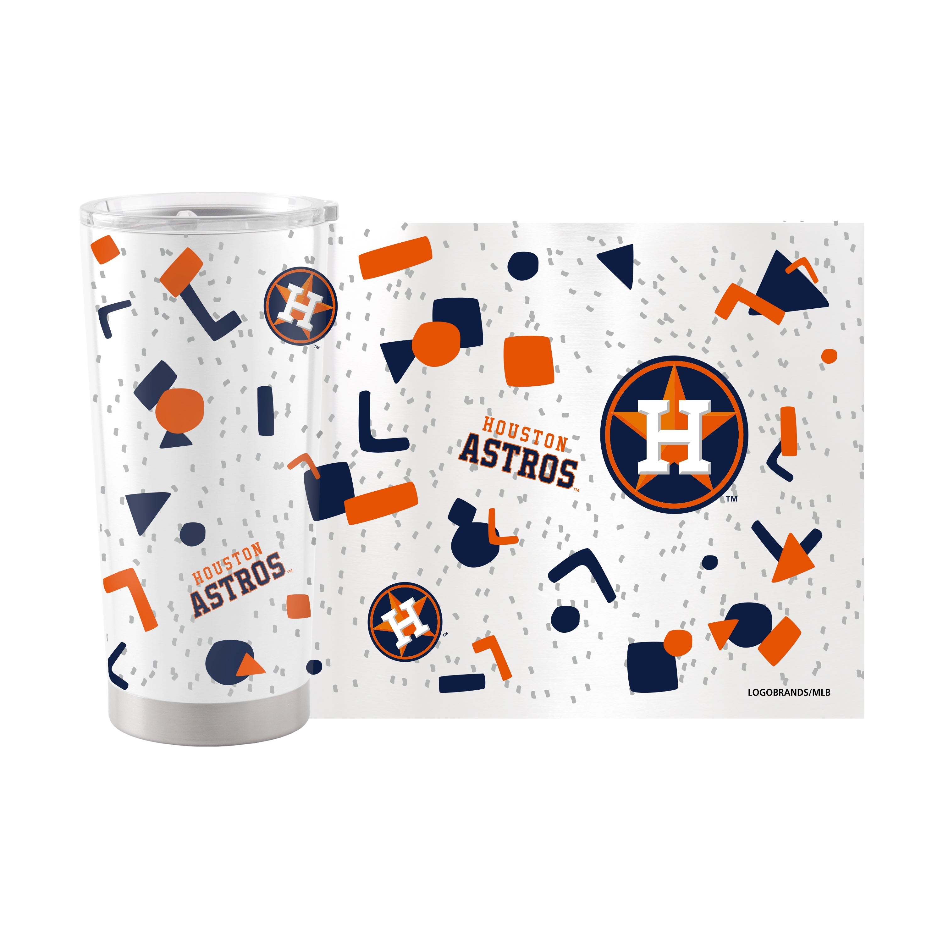 Houston Astros 20oz Flashback Stainless Steel Tumbler - Sports Gifts, Sports Memorabilia, Sports Collectibles, Fan Shop