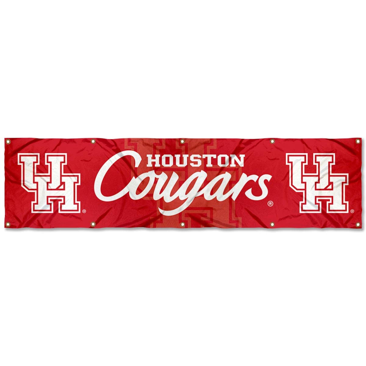College Flags & Banners Co. Houston Cougars Large 2x8 Foot Banner - Sports Collectibles, Sports Memorabilia, Sports Fan Shop, Sports Gifts