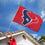 WinCraft Houston Texans Embroidered Nylon Flag - Sports Collectibles, Sports Memorabilia, Sports Fan Shop, Sports Gifts