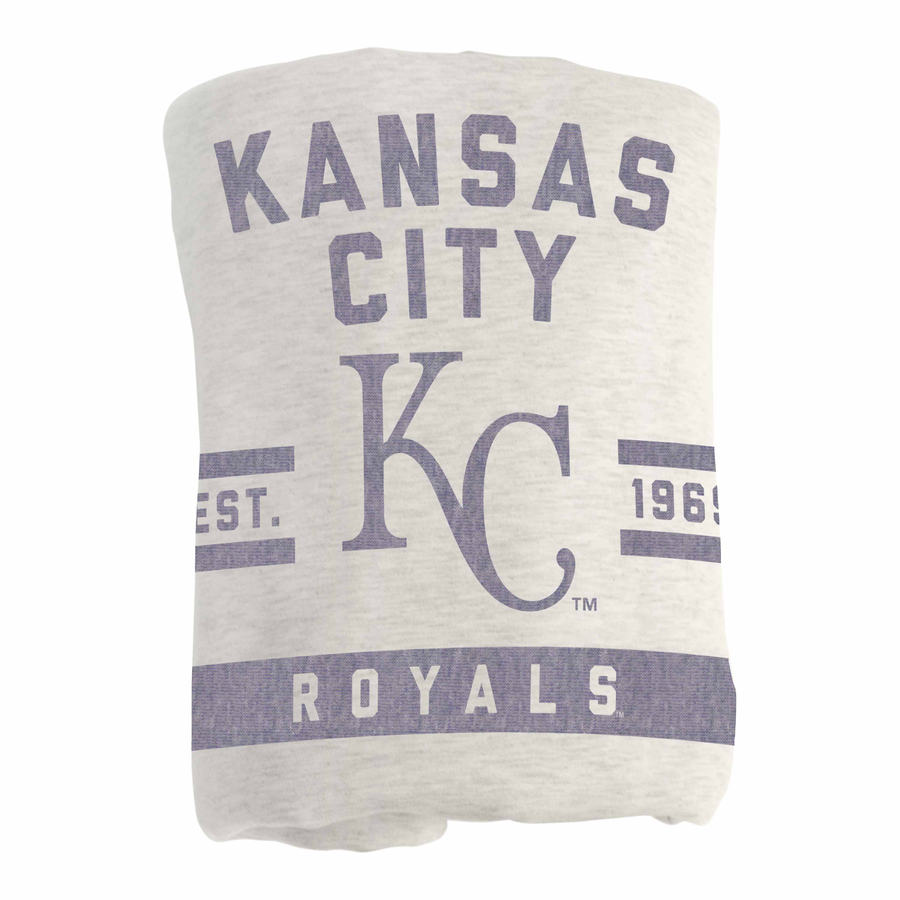 Kansas City Royals Oatmeal Sweatshirt Blanket - Sports Gifts, Sports Memorabilia, Sports Collectibles, Fan Shop