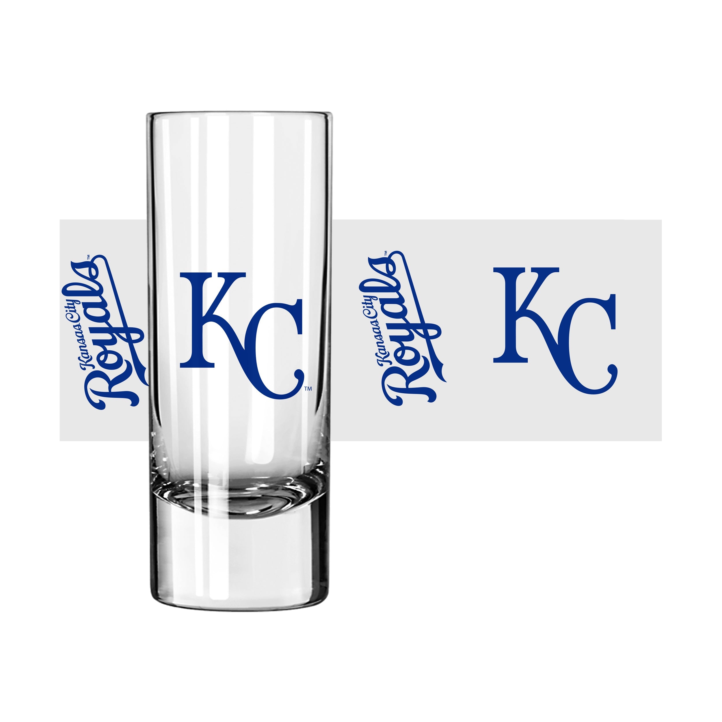 Kansas City Royals 2.5oz Gameday Shooter Glass - Sports Gifts, Sports Memorabilia, Sports Collectibles, Fan Shop