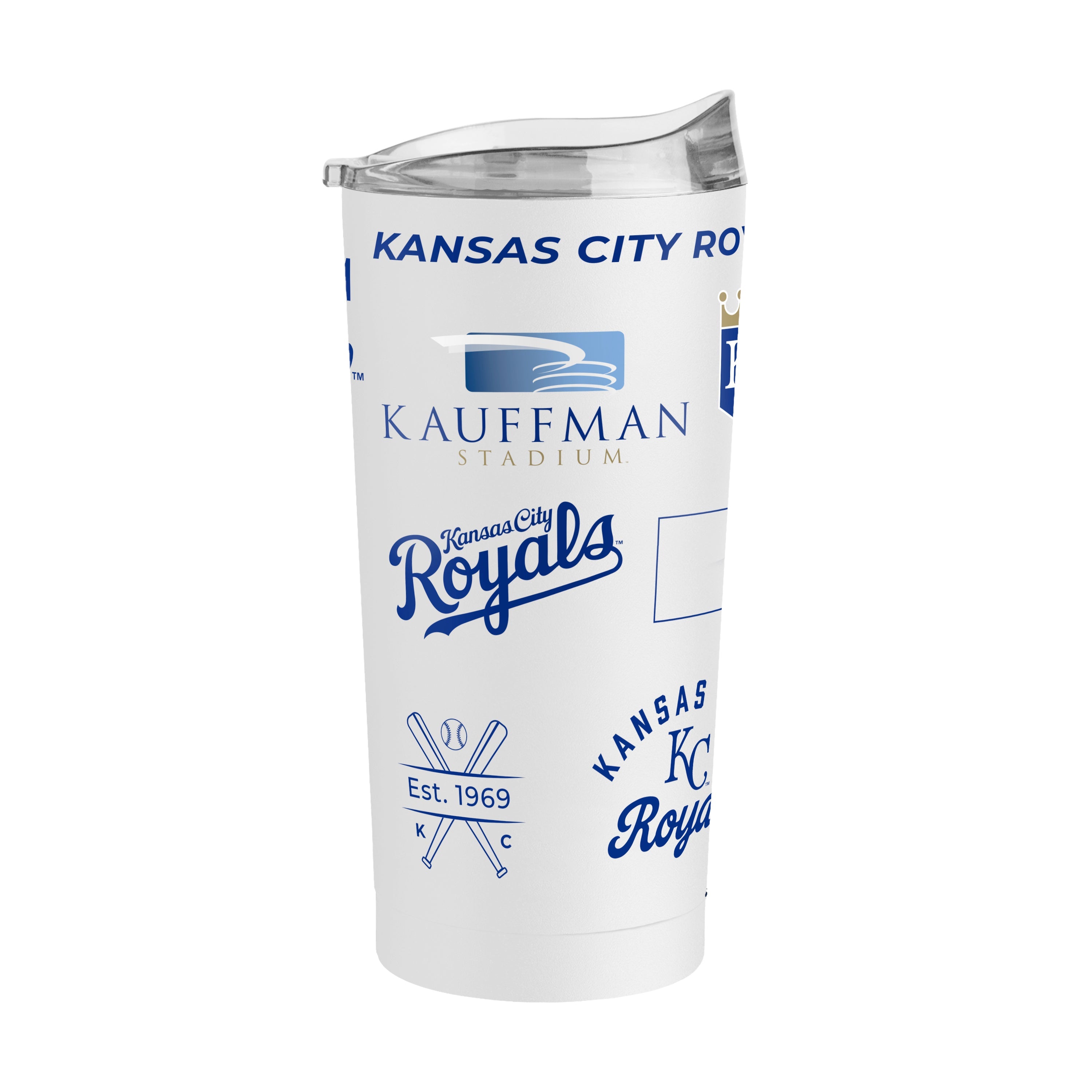 KC Royals 20oz Heritage Threds Powder Coat Tumbler - Sports Gifts, Sports Memorabilia, Sports Collectibles, Fan Shop