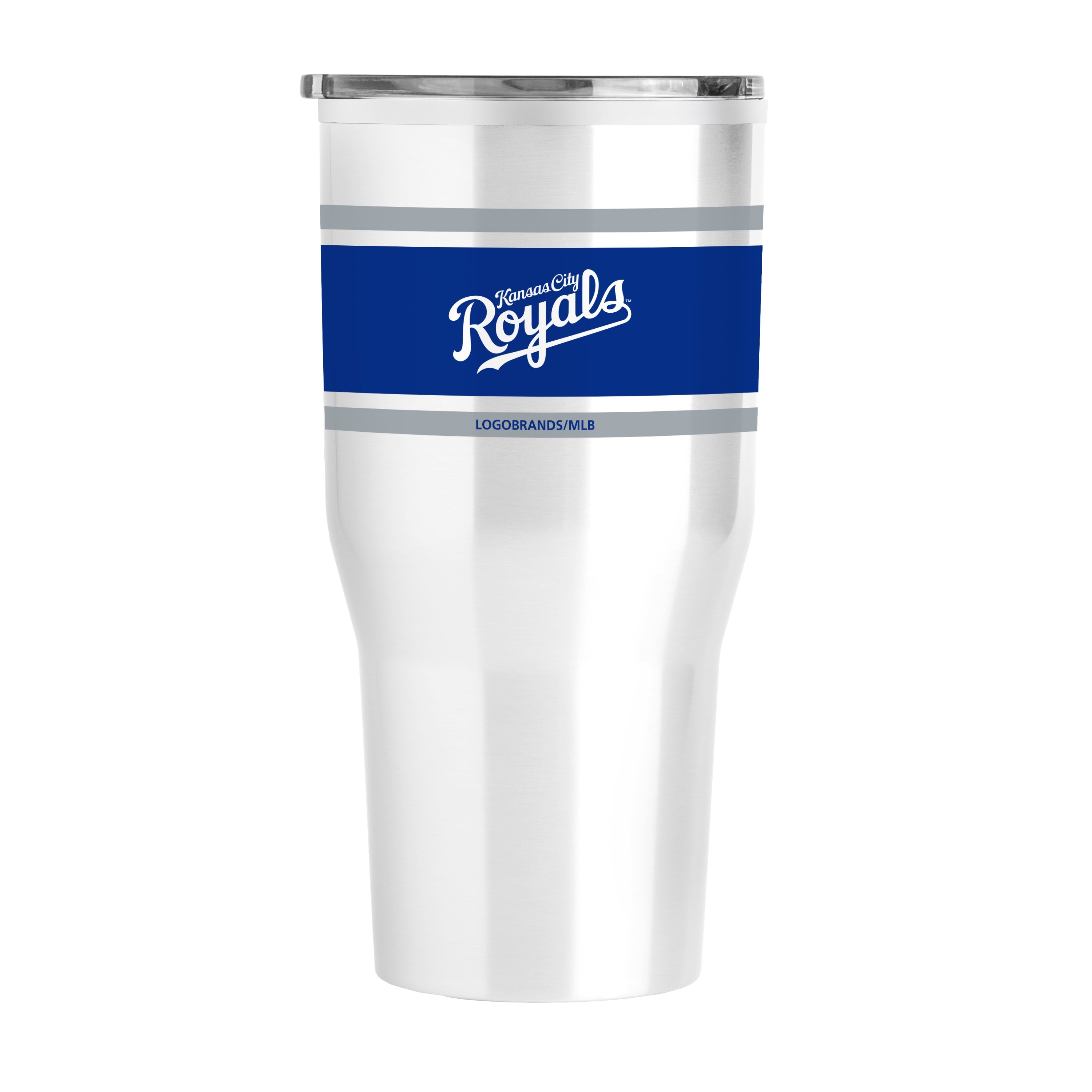 Kansas City Royals 30oz Stripe Fusion Tumbler - Sports Gifts, Sports Memorabilia, Sports Collectibles, Fan Shop