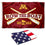 College Flags & Banners Co. Minnesota Gophers Row The Boat Ski U Mah Flag and USA 3x5 Set - Sports Collectibles, Sports Memorabilia, Sports Fan Shop, Sports Gifts