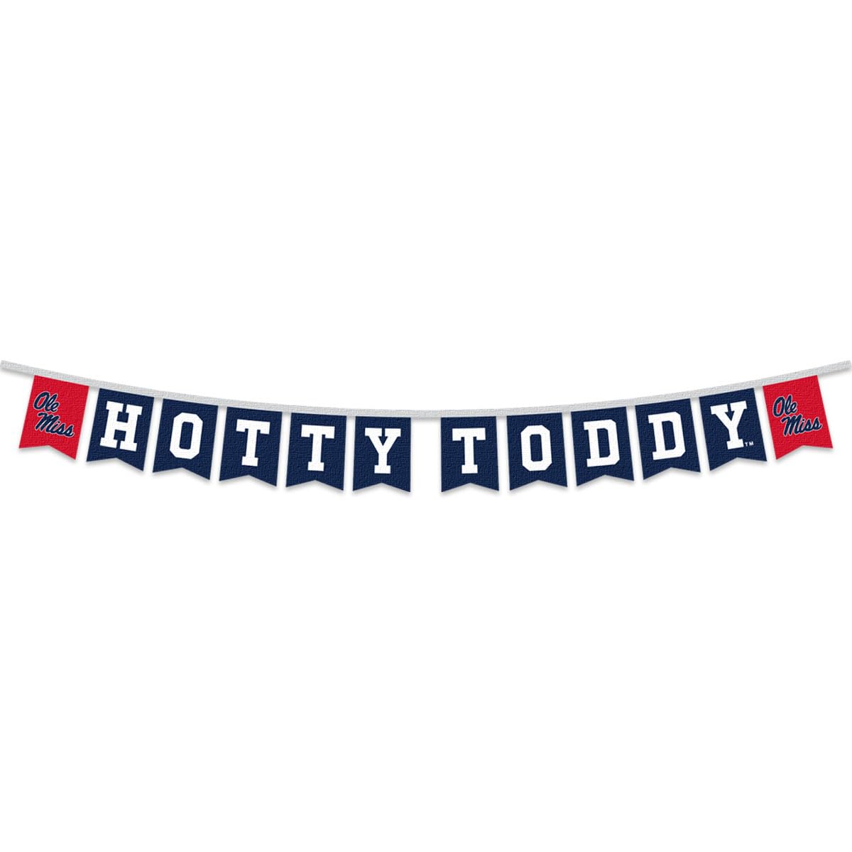 Ole Miss Banner String Pennant Flags - Sports Collectibles, Sports Memorabilia, Sports Fan Shop, Sports Gifts