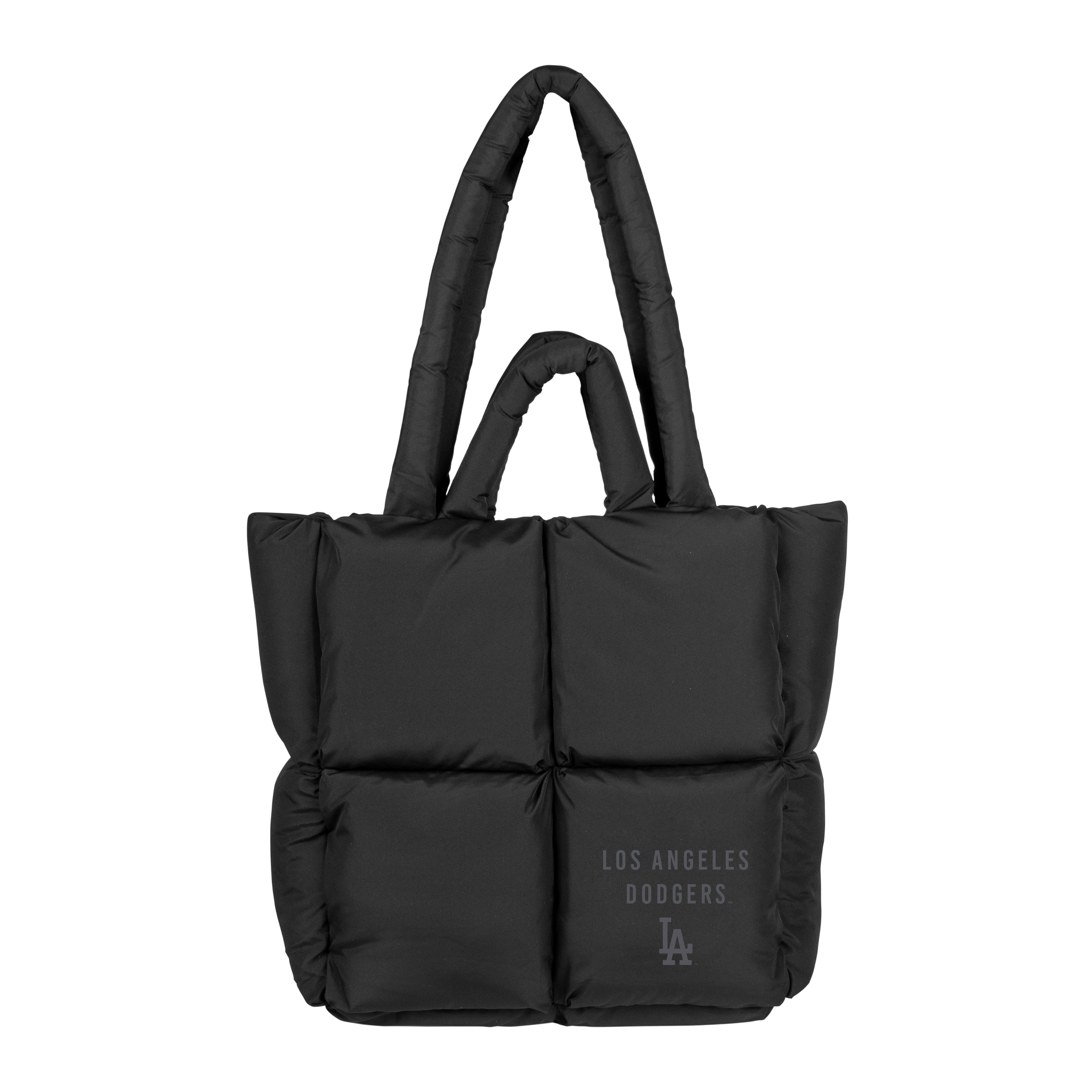 LA Dodgers Black Puff Tote