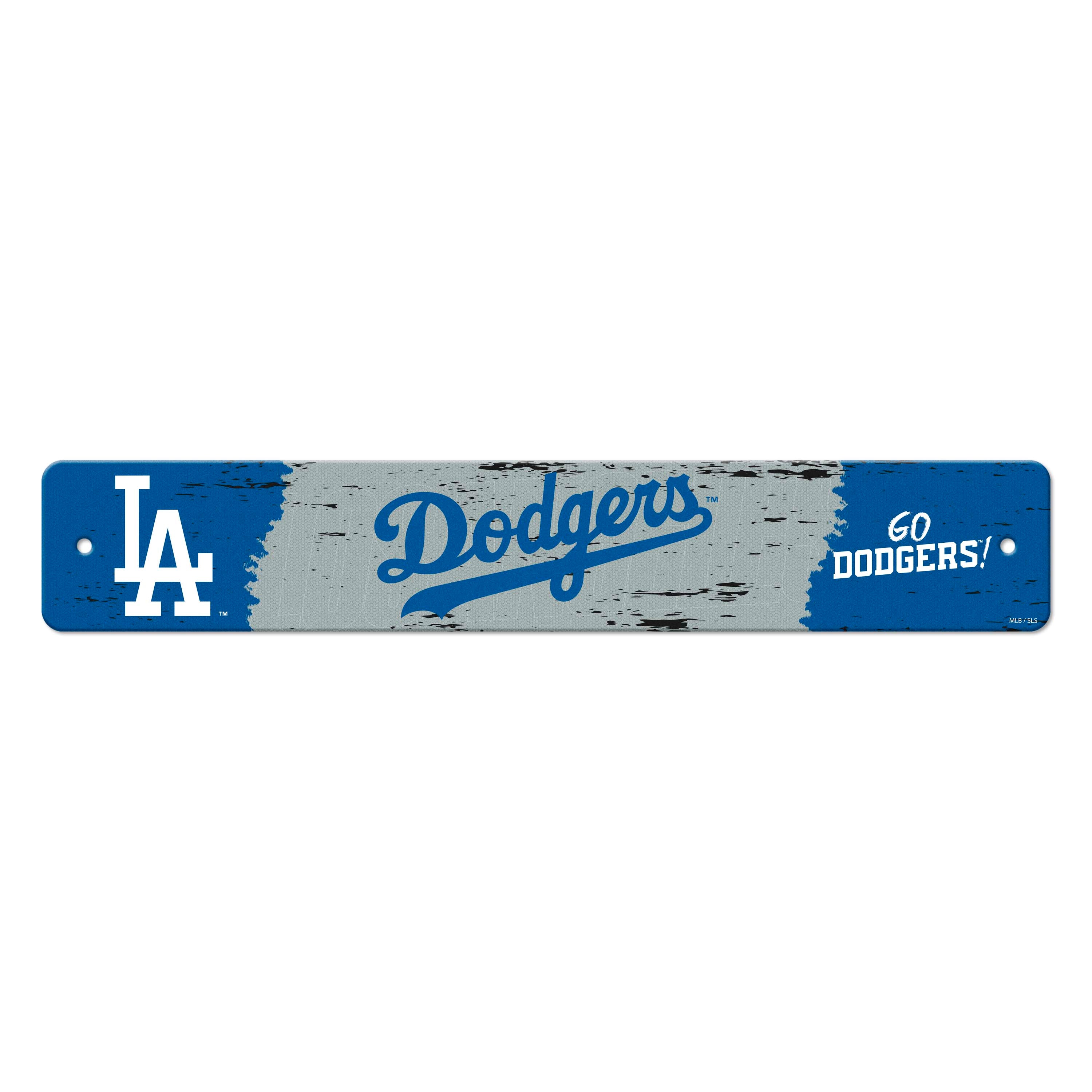 LA Dodgers Metal Street Sign 4x24