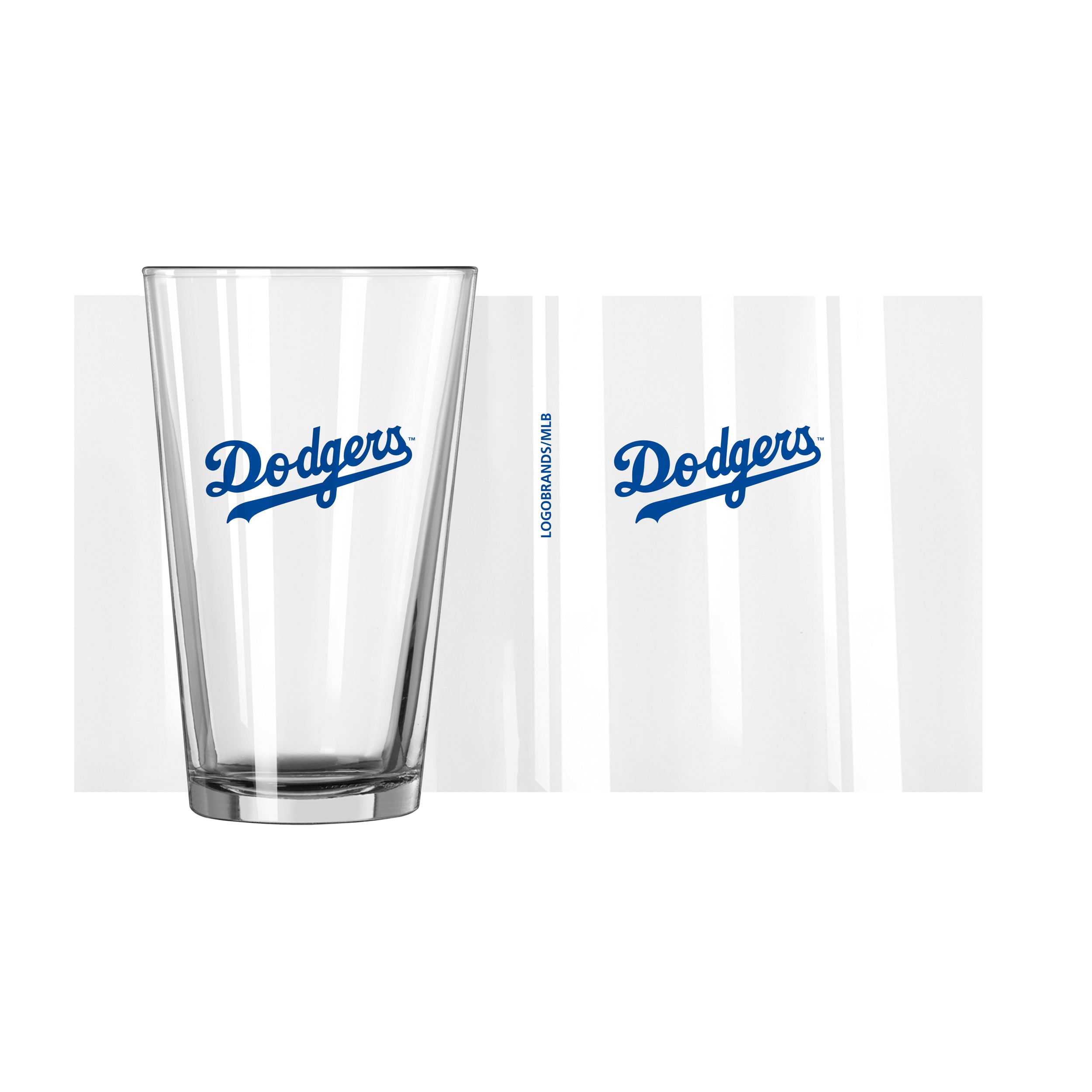 Los Angeles Dodgers 16oz Retro Pint Glass - Sports Gifts, Sports Memorabilia, Sports Collectibles, Fan Shop